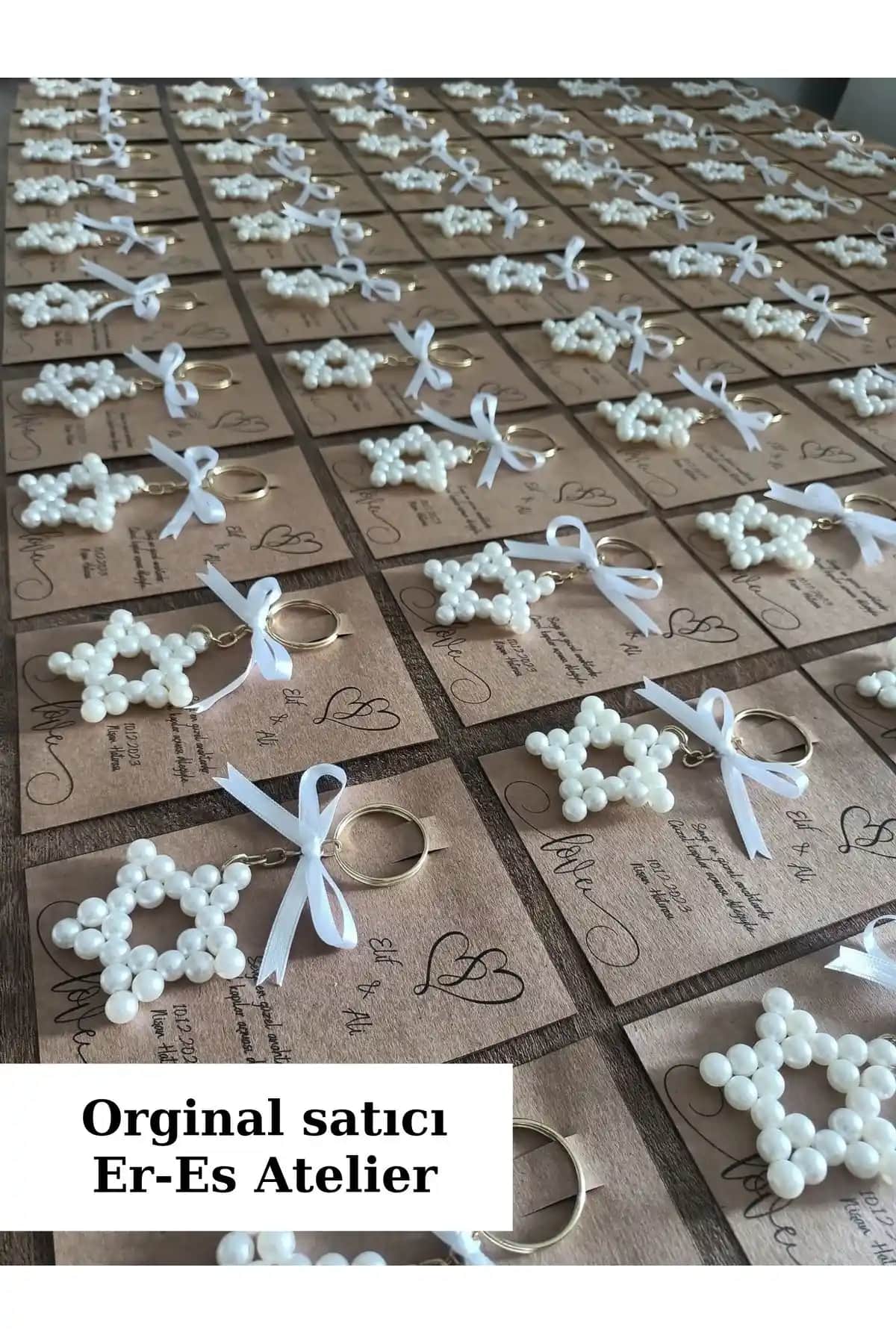 İnci Yıldız Anahtarlık: Zarif ve Anlamlı Hediye Seçeneği Türkiye Menşeli