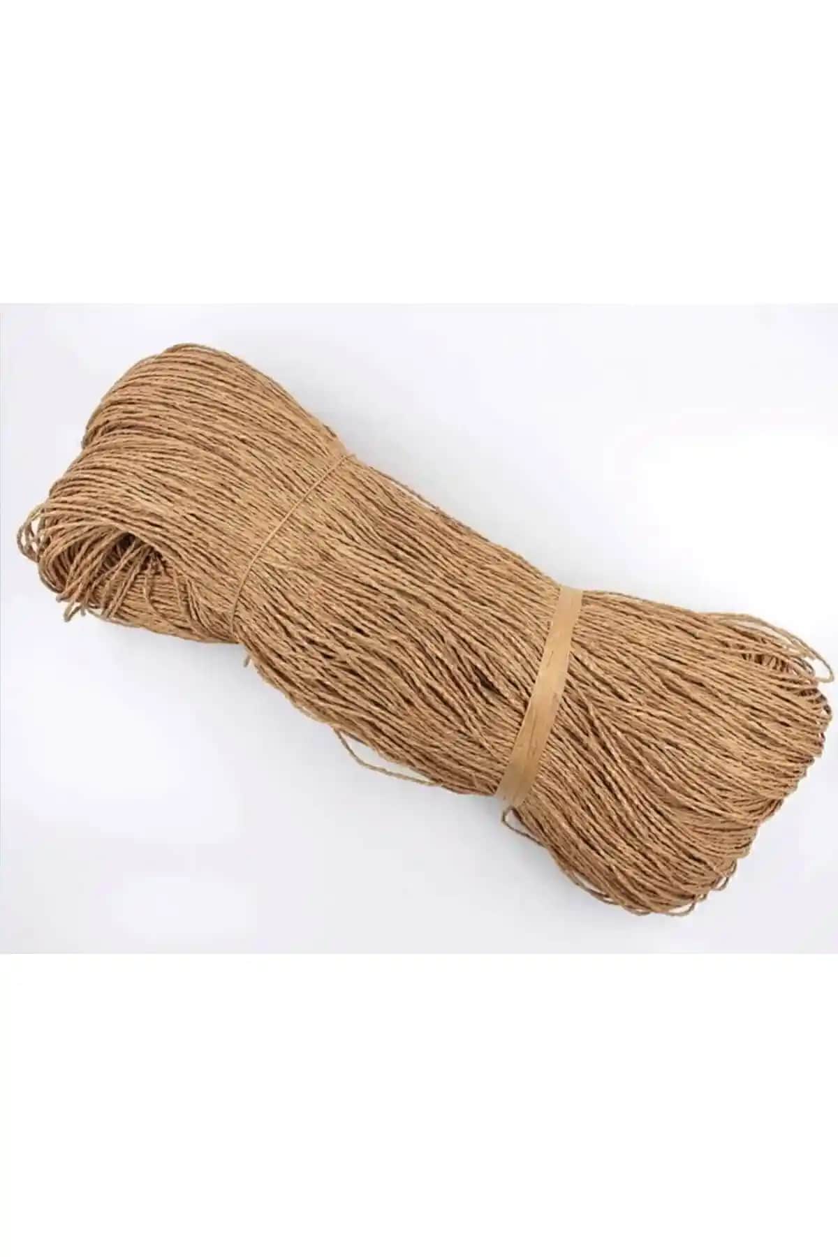 Kağıt İp ile Doğal ve Rustik Dekorasyon ve El İşi Projeleri İçin Uygun Malzeme
