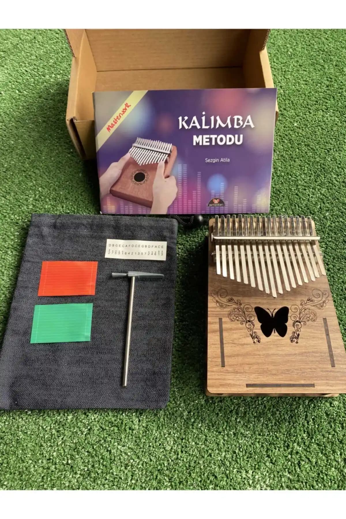 KALİMBA Kelebek 17 Anahtar K1: Başlangıç Seviyesi Çocuk ve Yeni Başlayanlar İçin Enstrüman