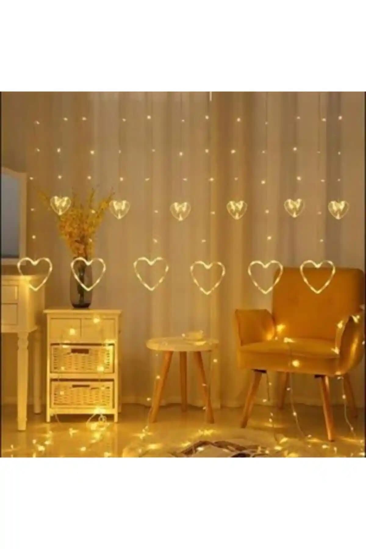 Kalpli Perde Led Işık ile Modern ve Şık İç Mekan Dekorasyonu Sağlama