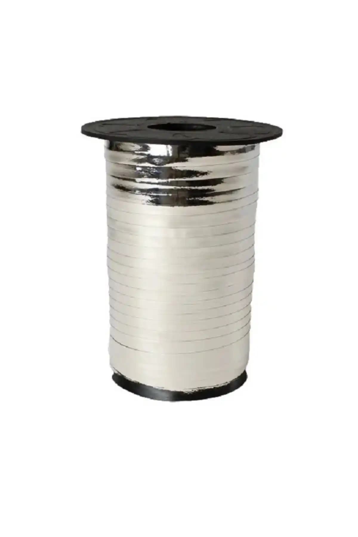 Kikajoy Metalik Gümüş Renk Rafya: Çok Amaçlı Dekorasyon ve Hediye Süsleme Malzemesi