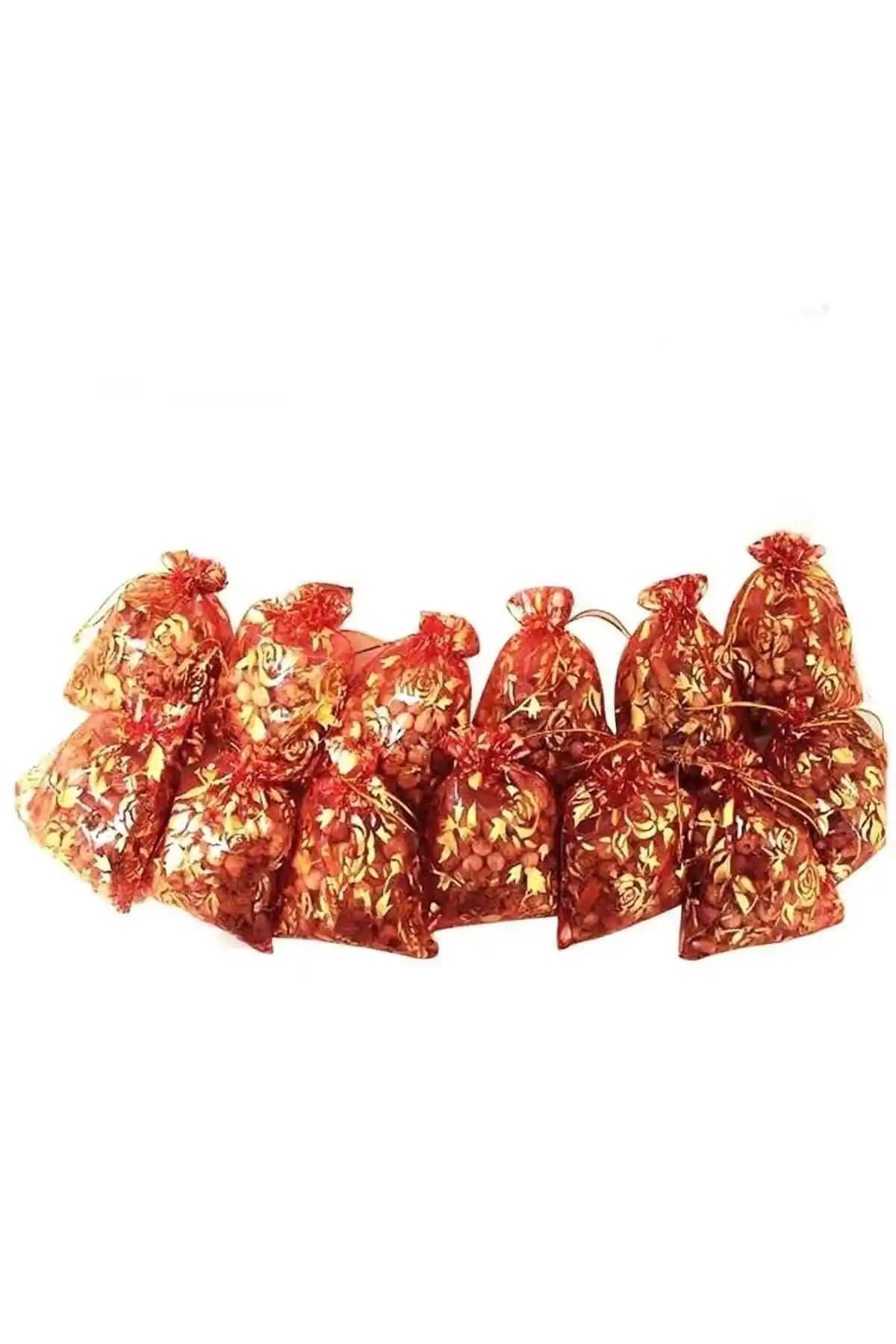 Kırmızı Küçük Boy Kına ve Çerez Keseleri Şık ve Dayanıklı Tasarım