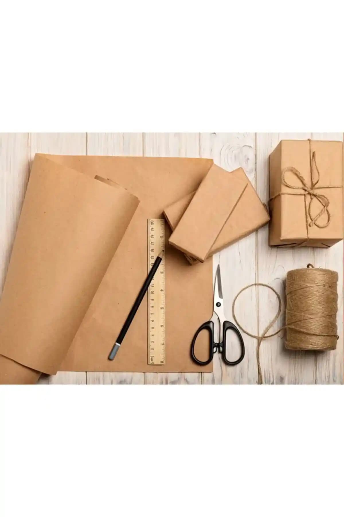 Kraft Ambalaj Kağıdı 70x100 80 Gr Hafif ve Dayanıklı Paketleme Malzemesi
