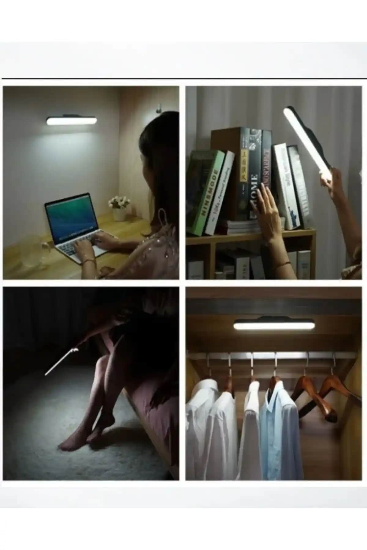 Luxshome Beyaz Gövde USB Şarjlı Mıknatıslı Kablosuz LED Aydınlatma Özellikleri ve Kullanım Avantajları