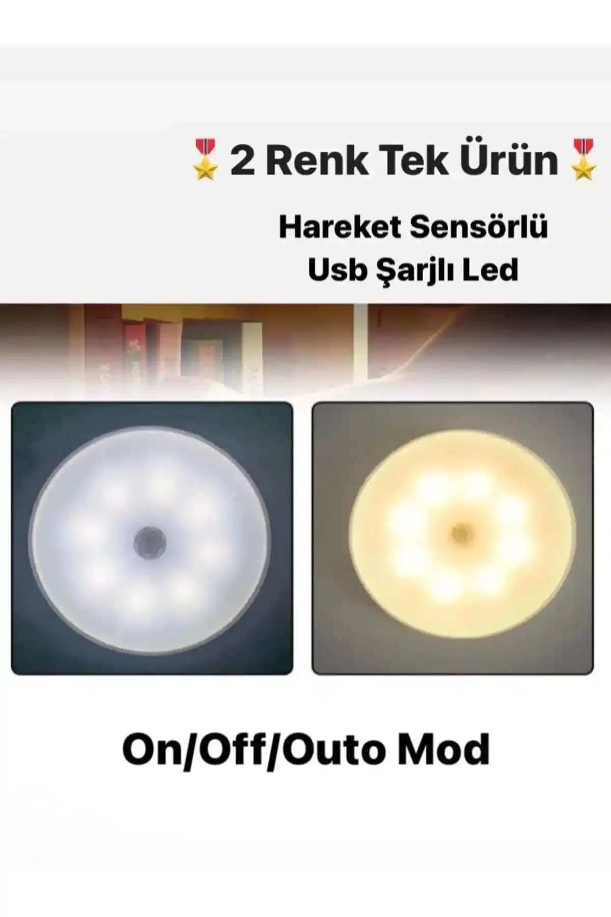 Magic Hobby Hareket Sensörlü USB Şarjlı 8 LED Beyaz Işık LED Lambası Özellikleri ve Kullanım Alanları