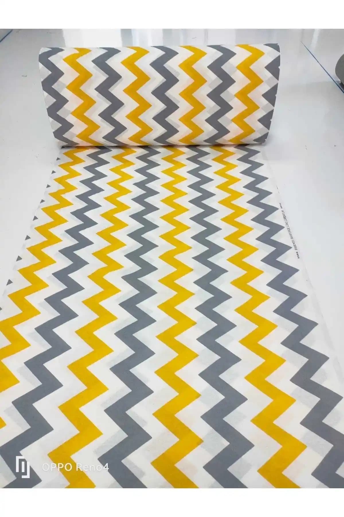 Mert Collection Metrelik Pamuklu Sarı Kumaş Yatak Odası İçin Modern ve Dayanıklı Tasarım