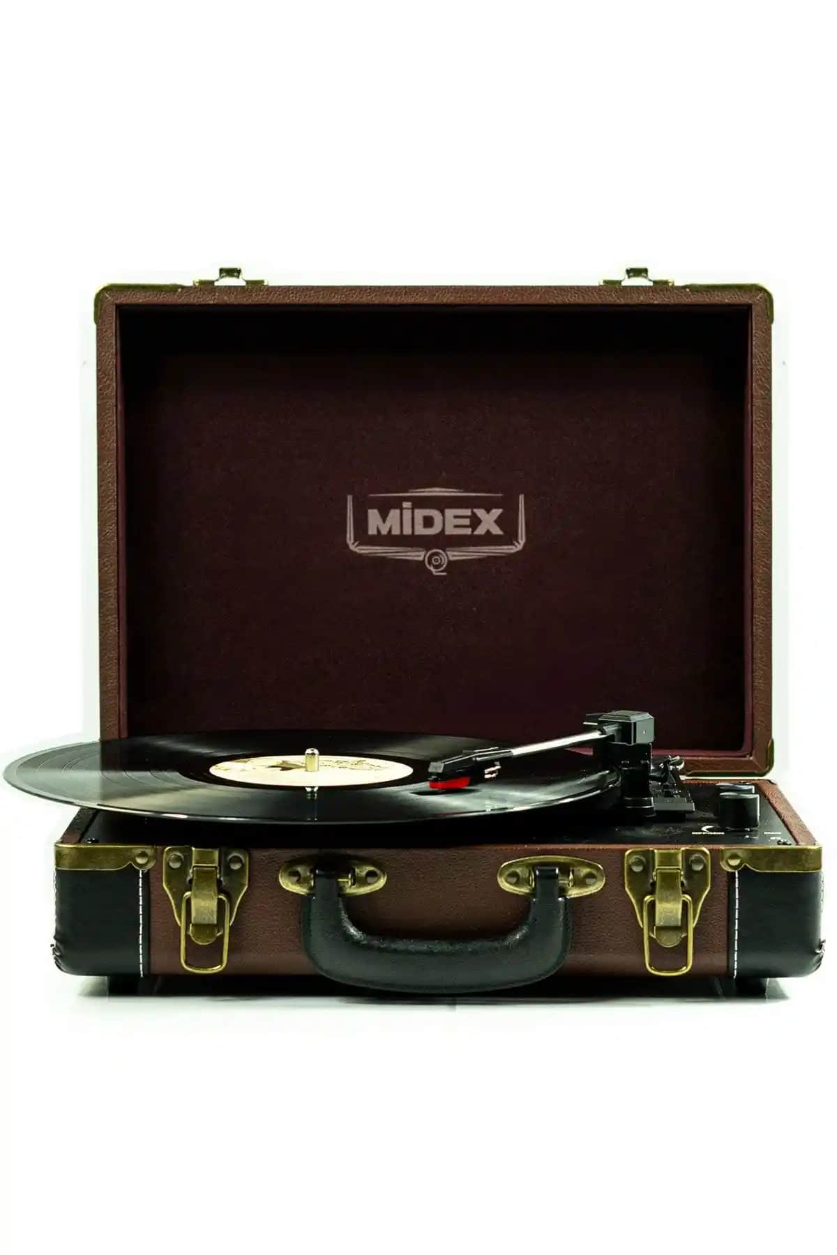 Midex MTX101BN Retro Plak Çalar Modern Teknoloji ve Şık Tasarım Birlikteliği