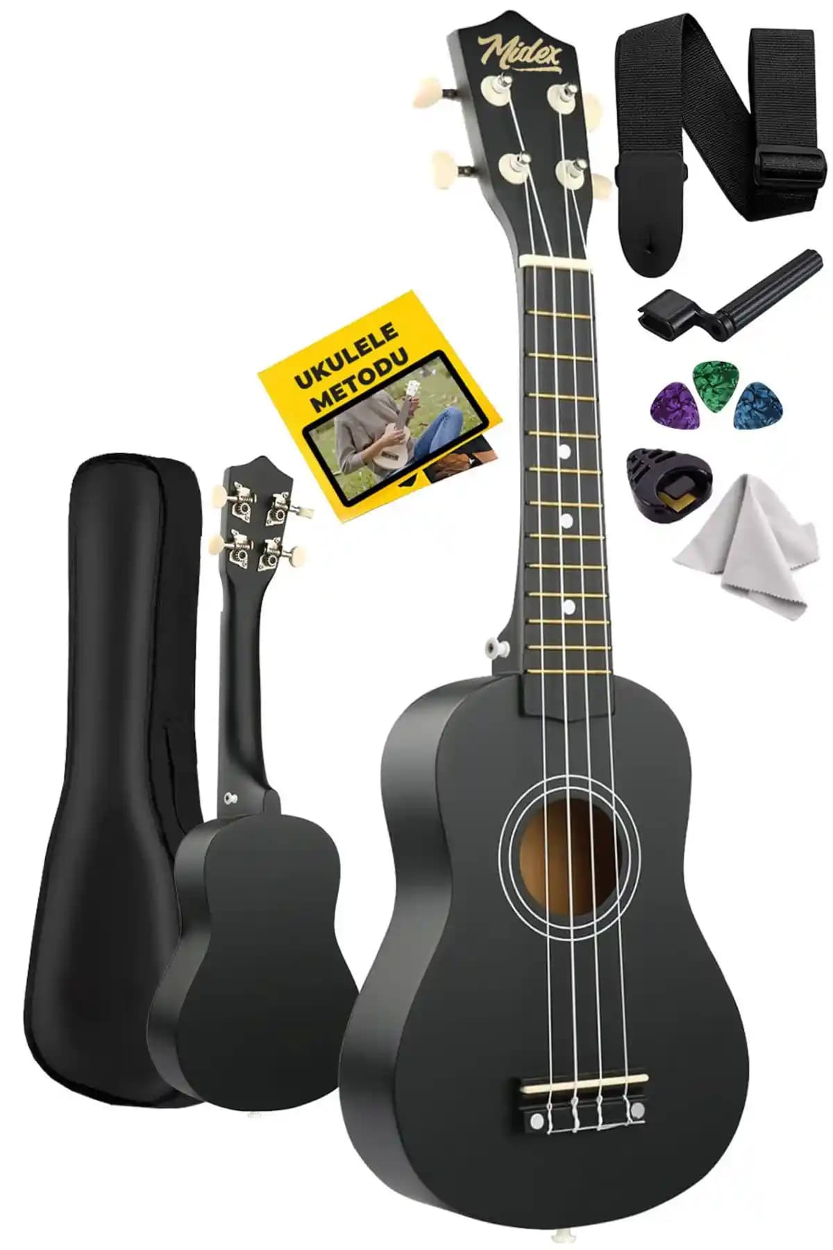 Midex Ukx-901bk ve Müzikhane Soprano Açık Mavi Ukulele Karşılaştırması