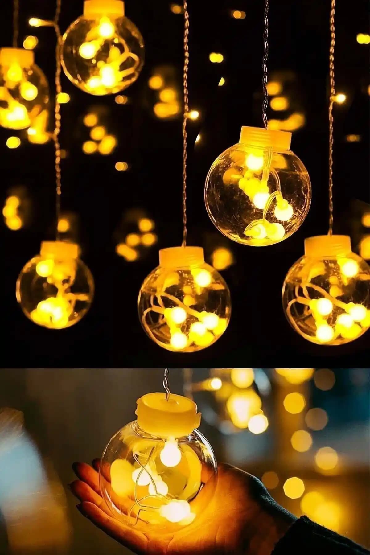 Modaba Dekoratif Led Işıklı Top Perde: Estetik ve Fonksiyonellik Bir Arada