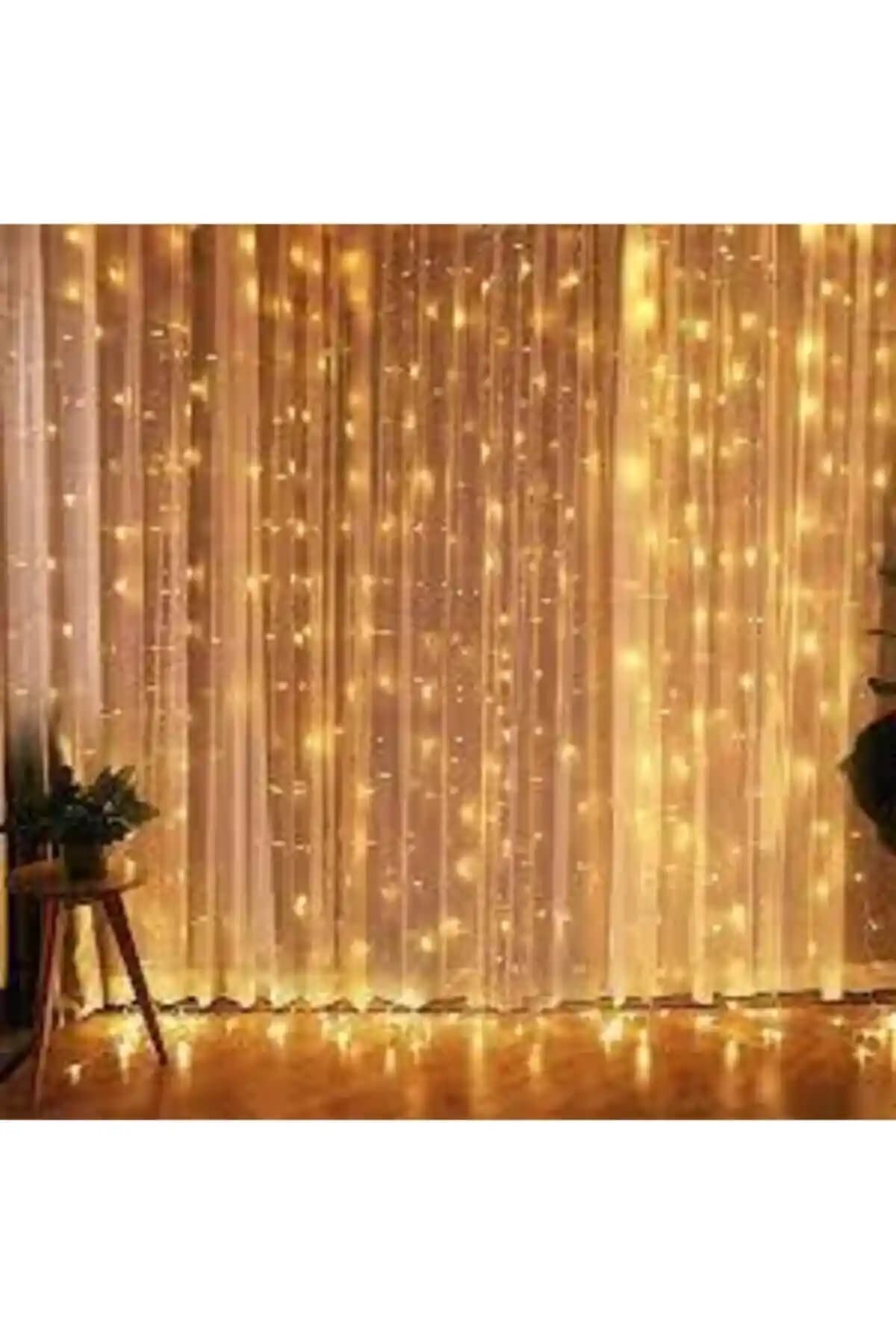 Movzer 2.5 Metre Saçaklı LED Dekoratif Perde ile Modern Mekanlar İçin Şık Aydınlatma Çözümü
