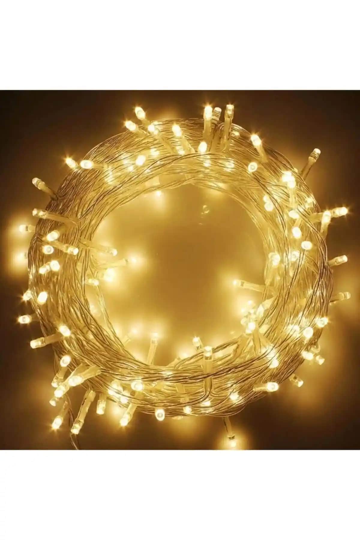 Nanopro Gün Işığı Pembe 10 Metre 100 LED Dekoratif Yılbaşı ve Etkinlik Aydınlatması