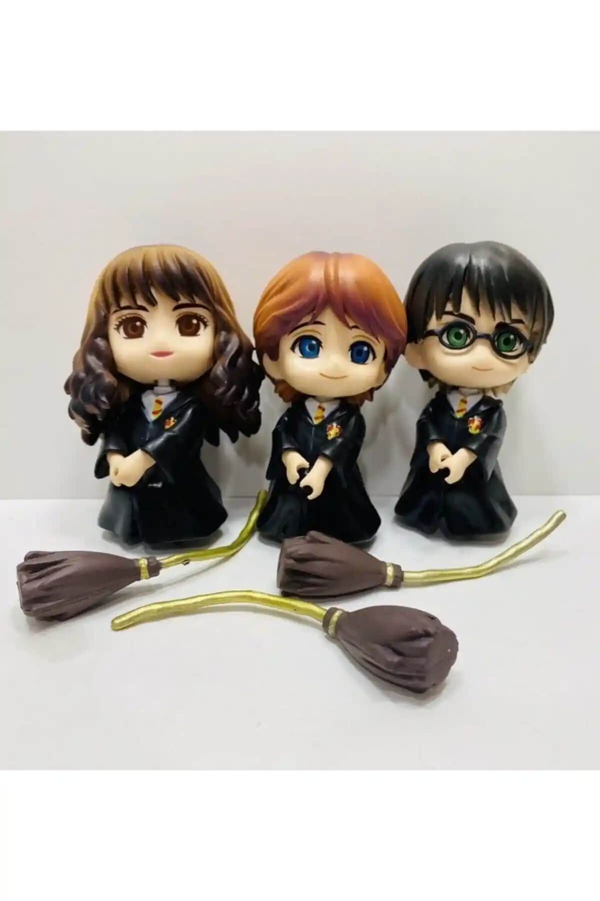 Nuovi Bambini 3 Lü Harry Potter Lisanslı Masa Figürleri Koleksiyonu Detaylı ve Dayanıklı Tasarım
