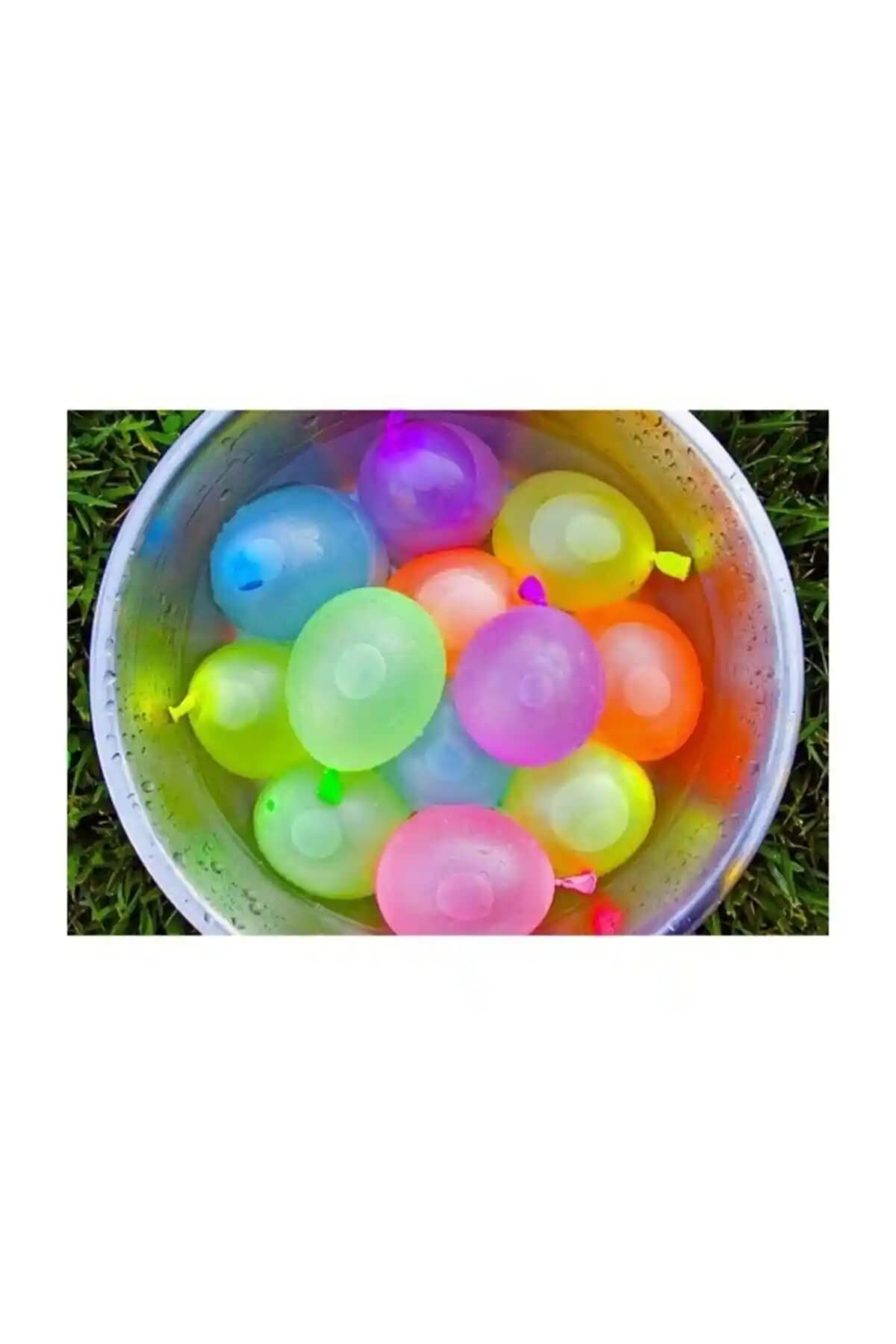 Parti Dolabı Su Balonu Seti 50 Renkli Su Doldurmalı Patlatmalık Balonlar