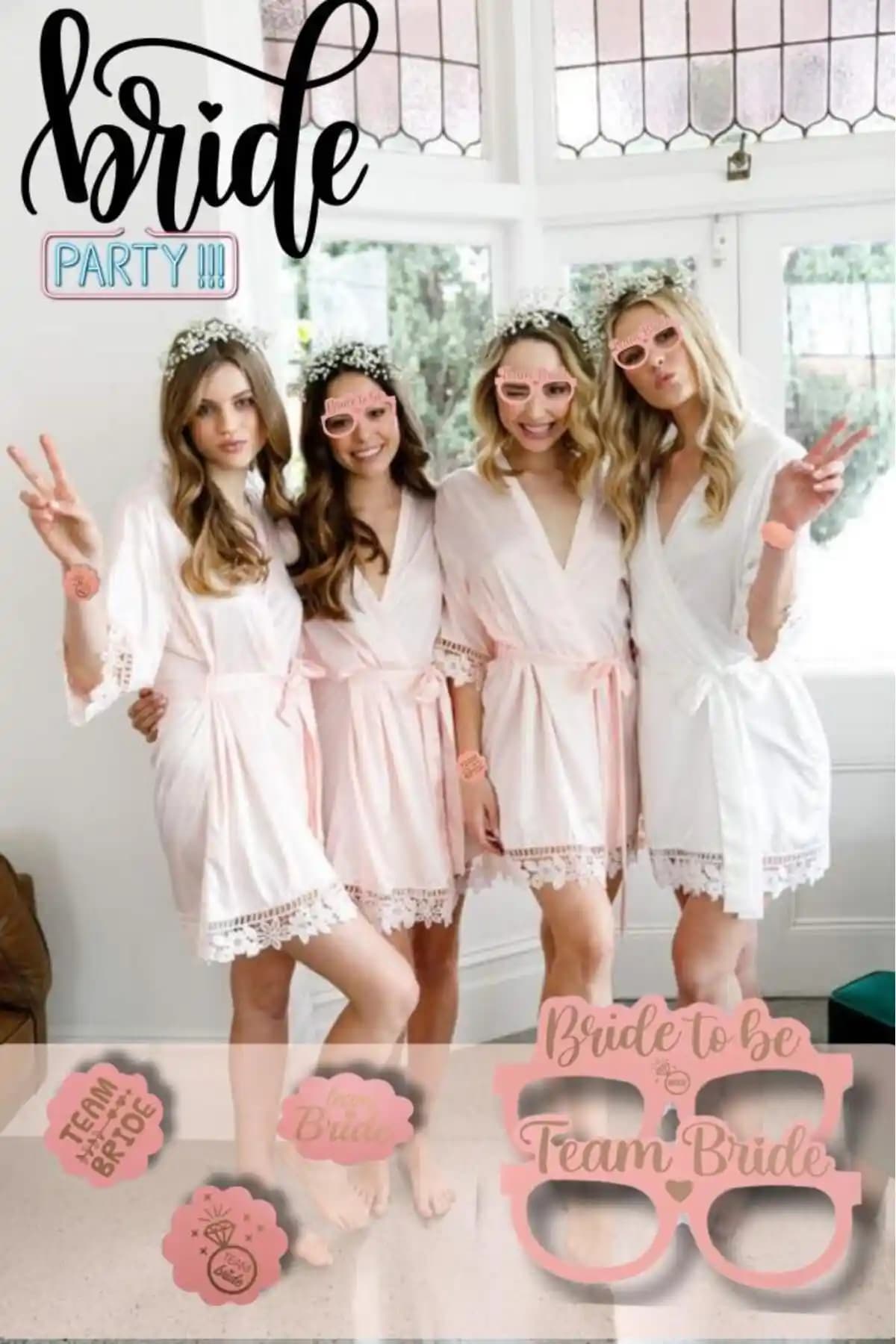 Pera İstanbul Pembe 10'lu Fırsat Paketi Bekarlığa Veda Partisi İçin Şık ve Renkli Gözlükler