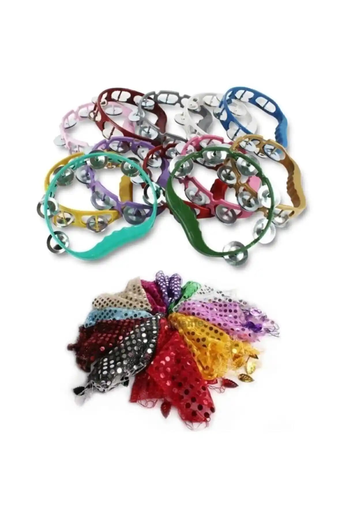 Pınar Coşkun Turan'ın Renkli Halay Mendili ve Tef Seti: Kına Geceleri İçin Şık ve Renkli Seçenekler