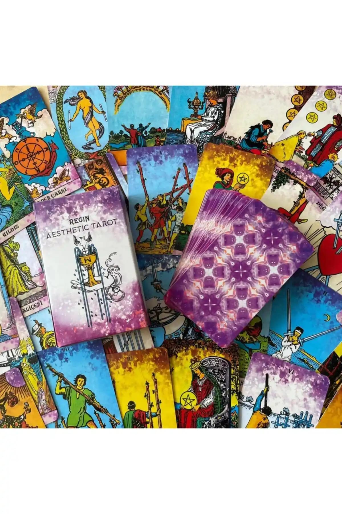 Planet Butik Regin Aesthetic Tarot Destesi: Yüksek Kaliteli ve Görsel Çekici Tarot Kartları