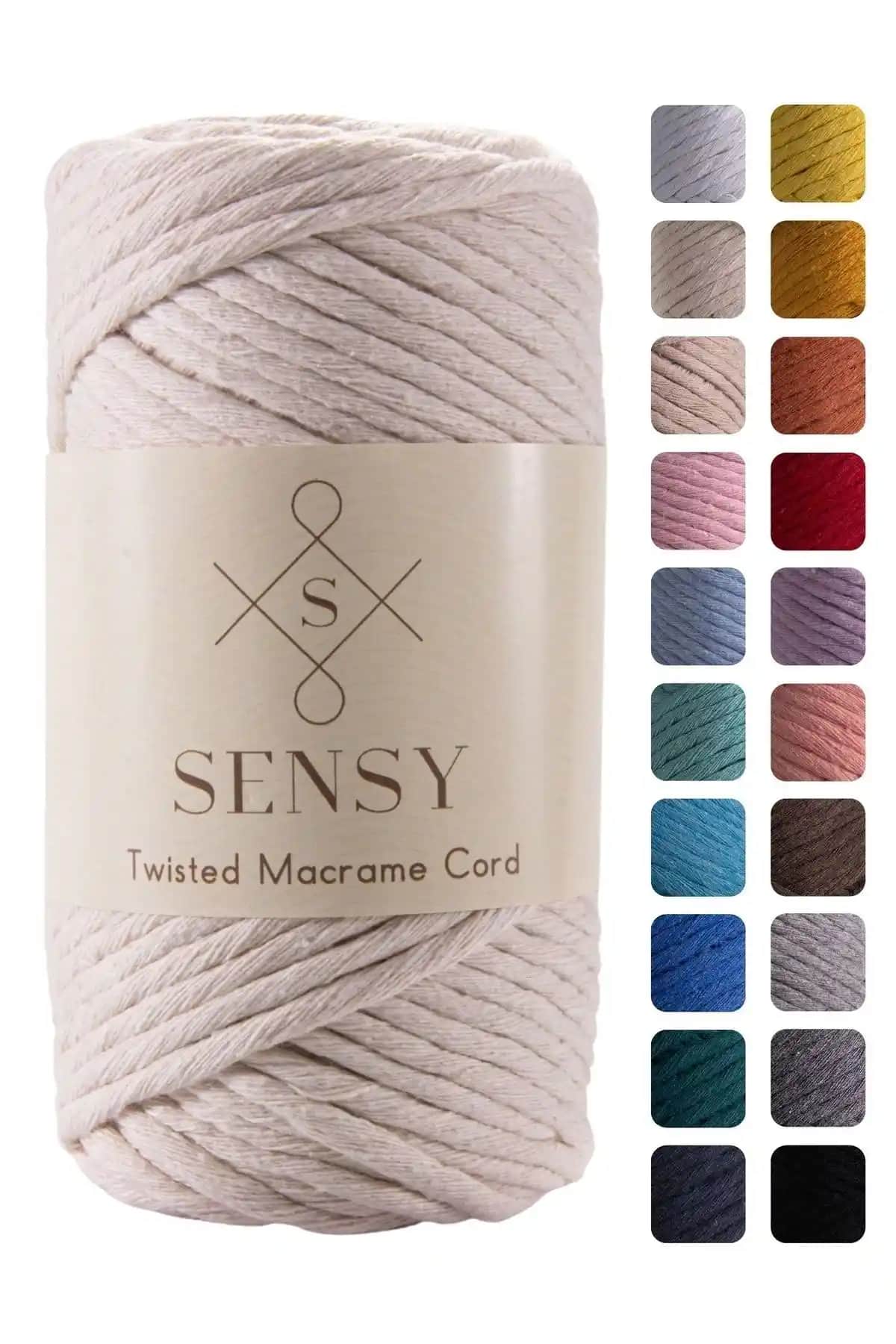 Premium Taranan Makrome İpi: Doğal ve Dayanıklı El İşi Malzemesi