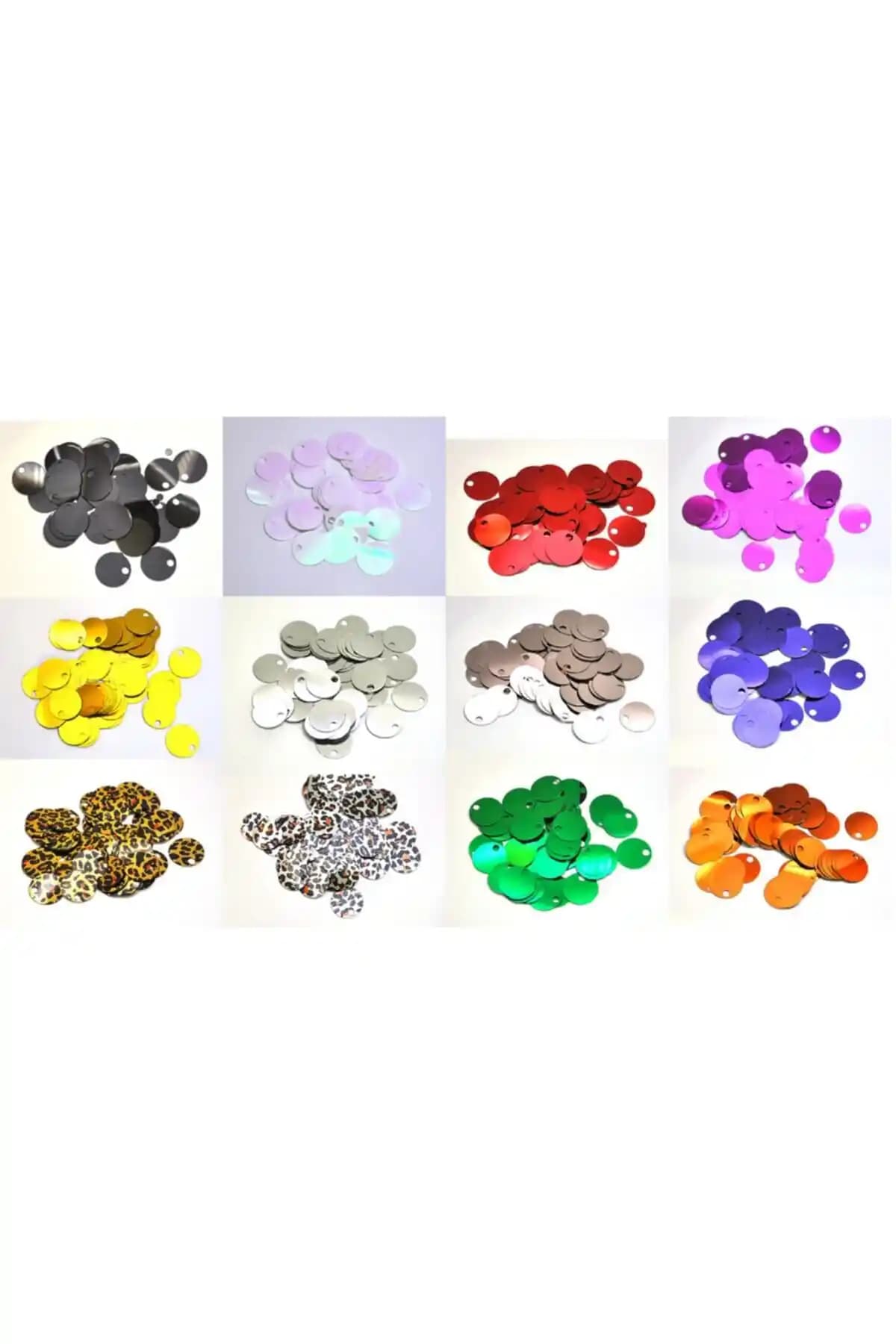 Renkli Pul Seti 120 Gram El Sanatları ve Dekoratif Projeler İçin Uygun