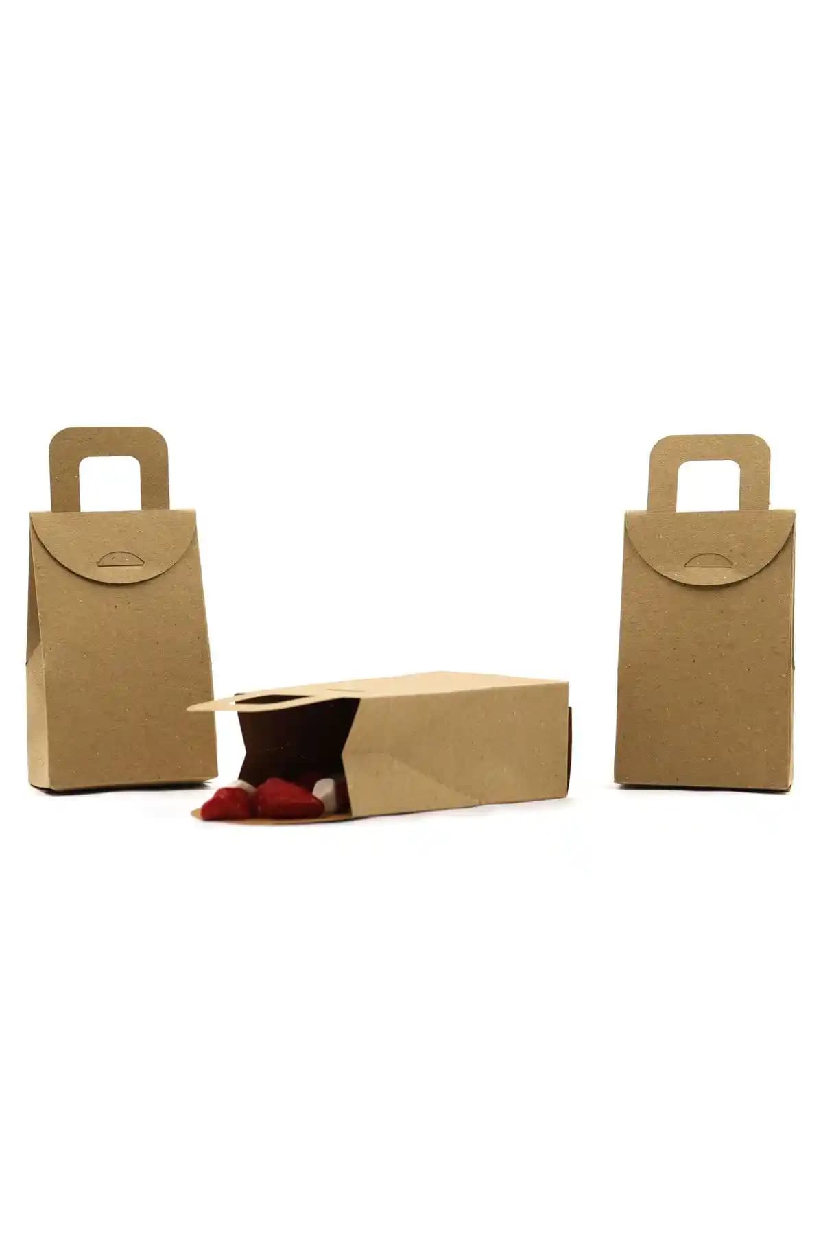 Reprodesign Kraft 7x11 Cm Kulplu Çanta Şıklık ve İşlevselliği Bir Arada Sunar