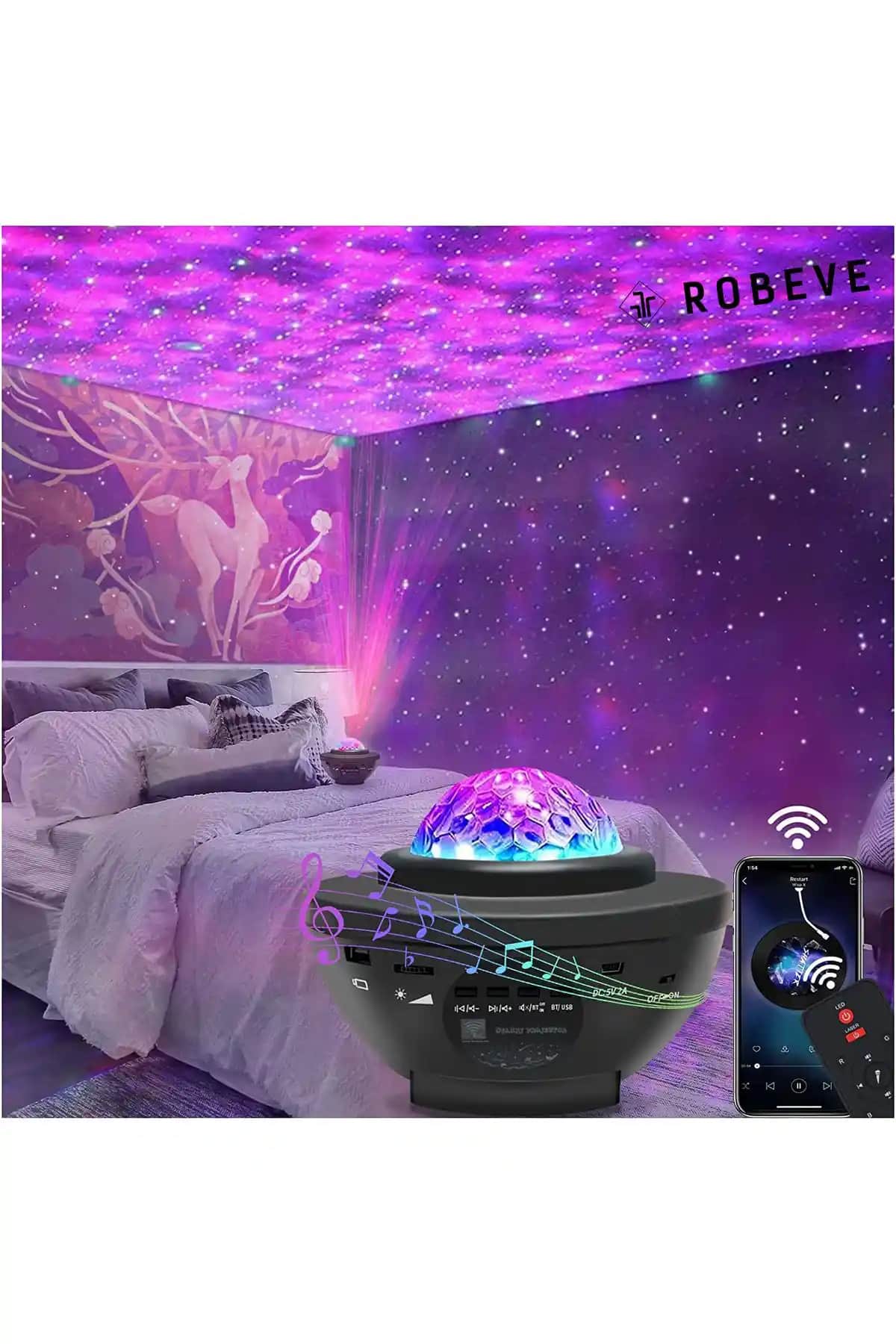 Robeve Projektör ve Uğur Starmaster Gece Lambası Karşılaştırması