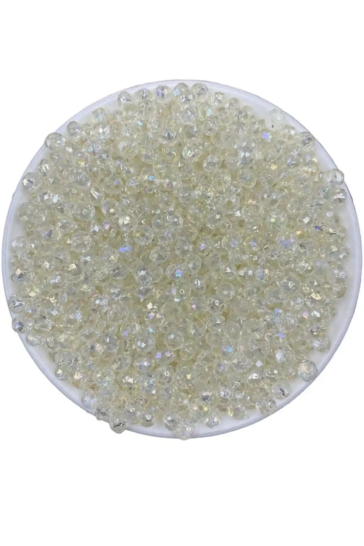 Şeffaf Parlak Akrilik Boncuklar Takı ve Dekoratif Projeler İçin Uygun
