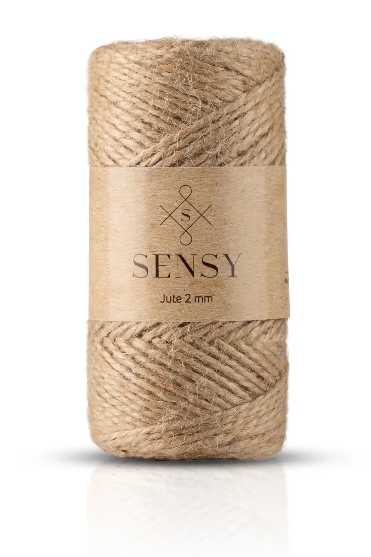 SENSY Premium Jüt İp: Doğal ve Dayanıklı Çevre Dostu Örgü Malzemesi
