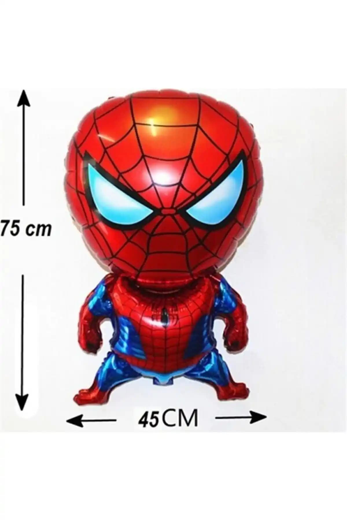 Spiderman Temalı Folyo Balon Çocuk ve Yetişkinler İçin Renkli Dekorasyon Seçeneği