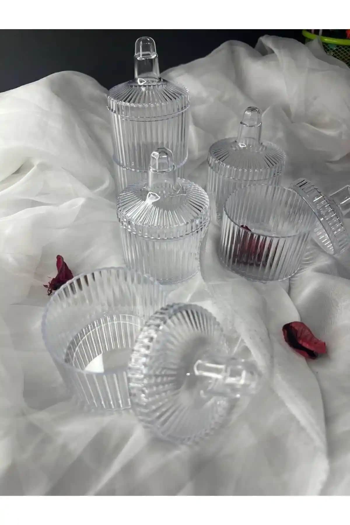 Store 16'lı Mika Şekerlik Kutu: Çok Amaçlı, Şeffaf Plastik Saklama ve Sergileme Çözümü