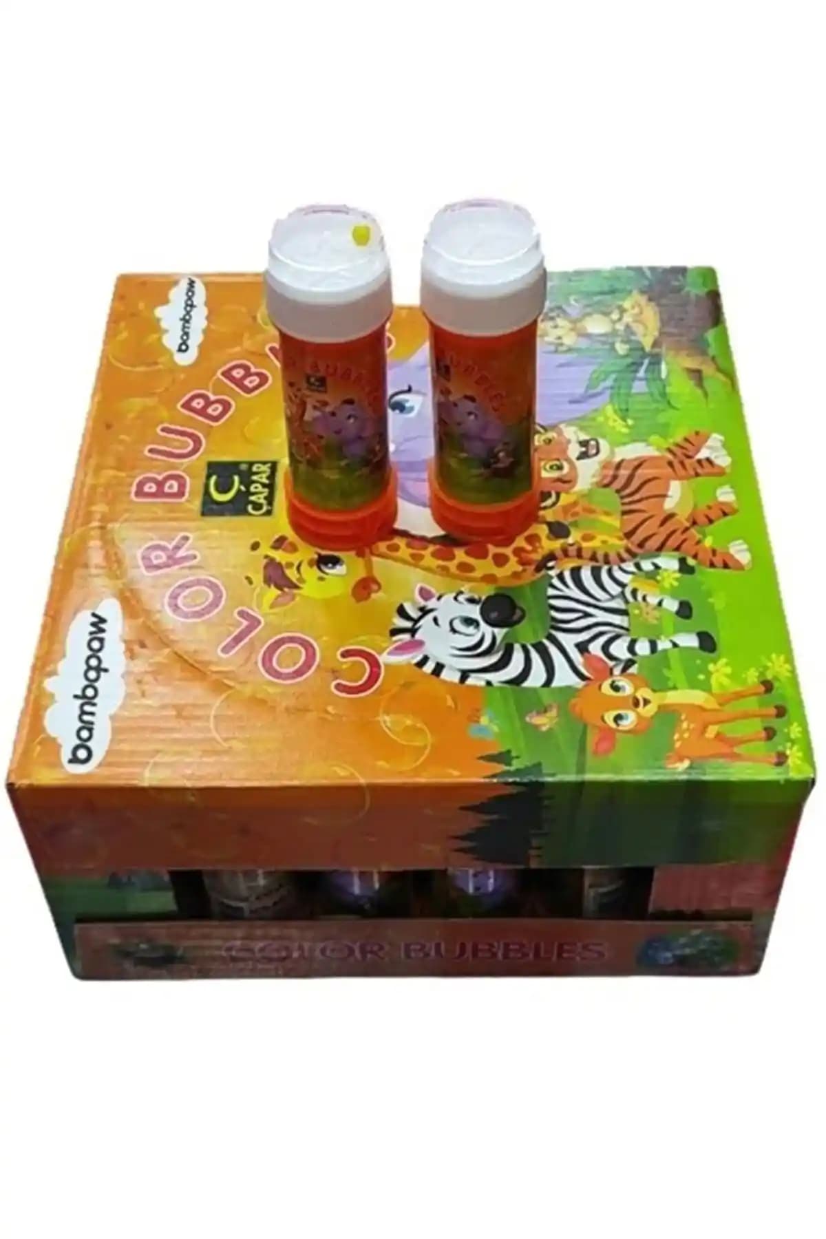 TEAM-ONE Safari Köpük Balon Seti Çocuklar İçin Renkli ve Eğlenceli Oyun Malzemeleri