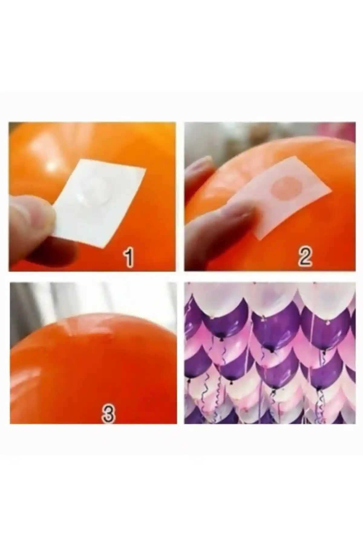 Tmgrup Balon Yapıştırma Bandı Çift Taraflı, Pratik ve Güçlü Dekorasyon Aksesuarı