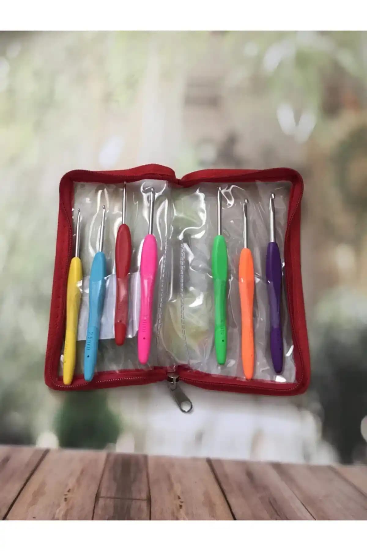 Tuva 7 Parçalı Silikon Saplı Tığ Seti Profesyonel ve Hobi El İşleri İçin Uygun