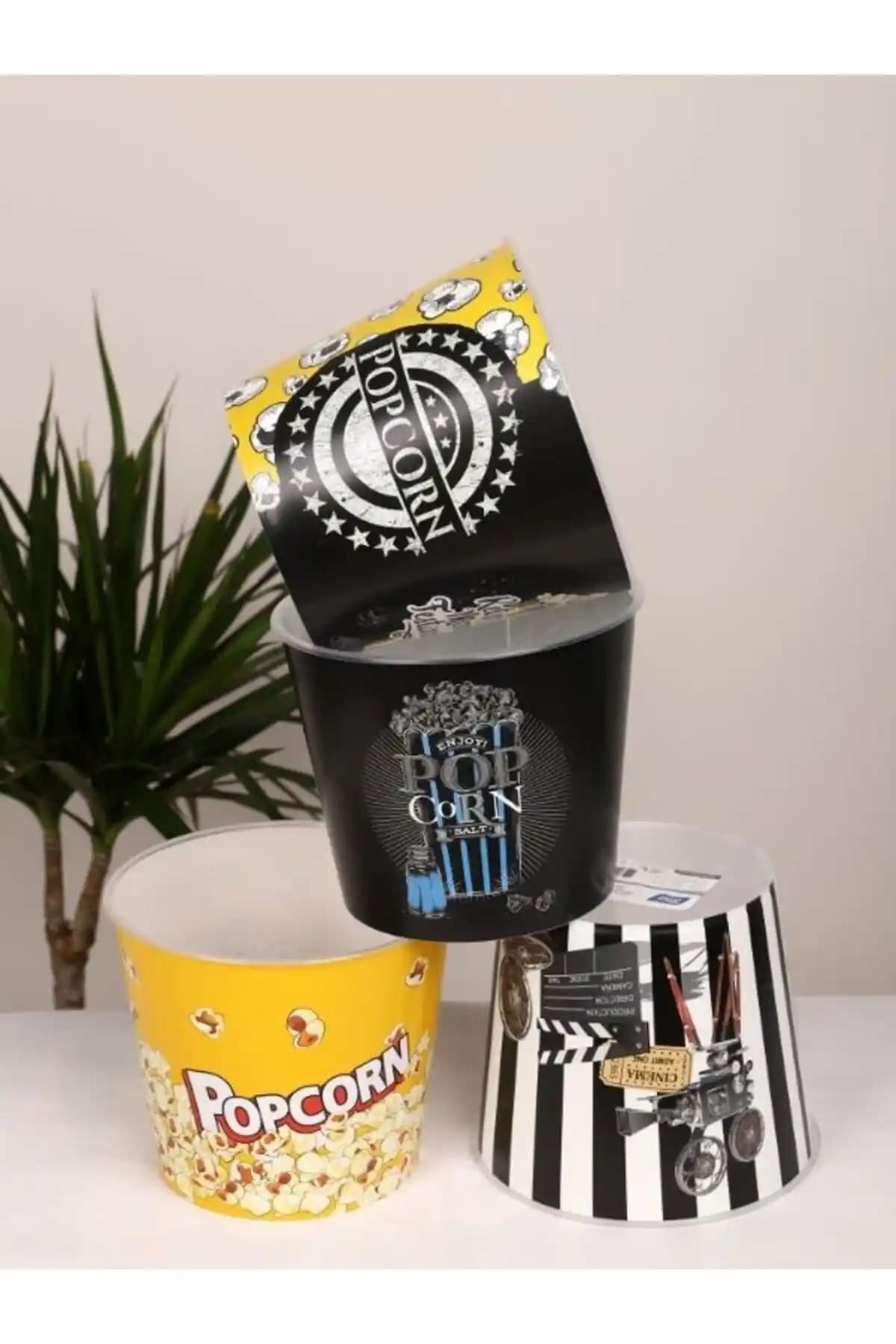 Viyalente 4'lü Mısır Cips Kovası: Şık ve Pratik Atıştırmalık Servis Çözümü