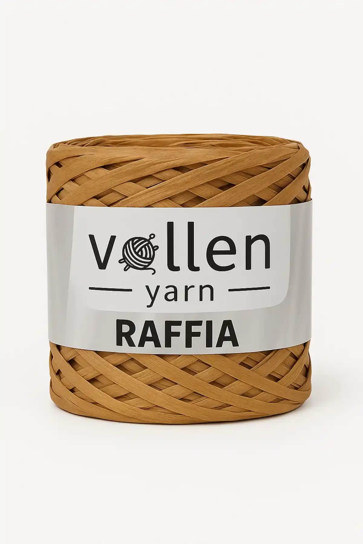 Vollen Yarn Premium 200 Gr Rafya İpi Doğal ve Çok Yönlü Dekoratif Malzeme