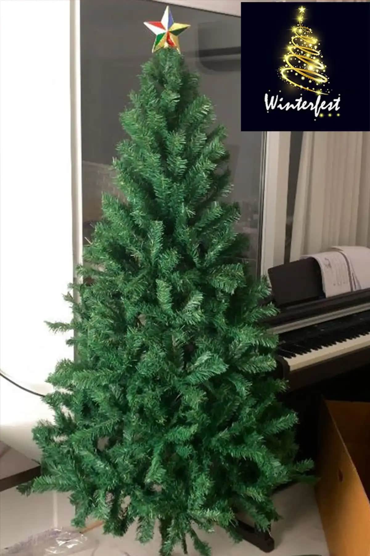 Winterfest 180 Cm Yılbaşı Çam Ağacı Doğal ve Şık Dekorasyon Seçeneği