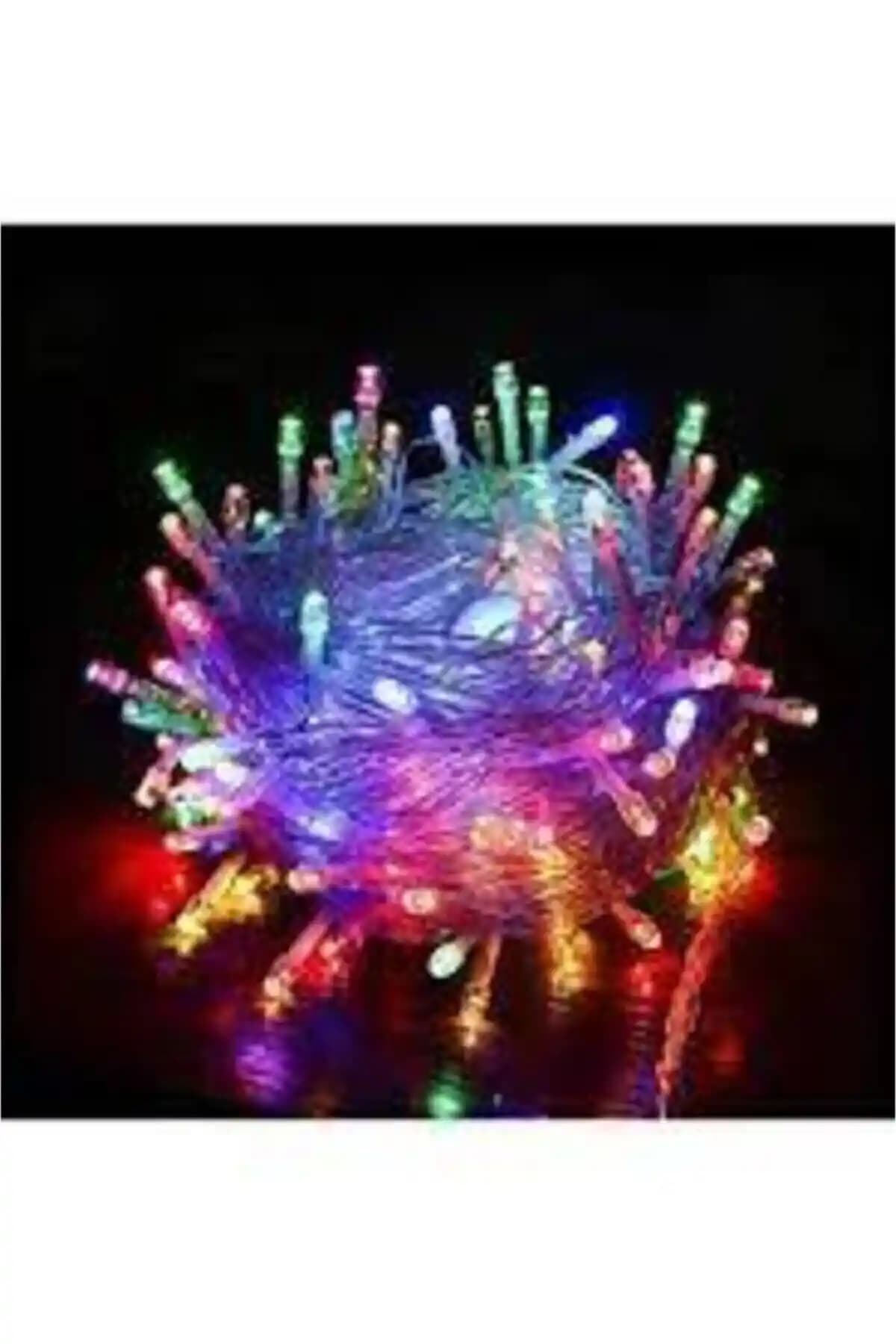 Wolfberry Rgb 100 Ampullü Pirinç LED Işık Yılbaşı ve Özel Günler İçin Renkli Atmosfer