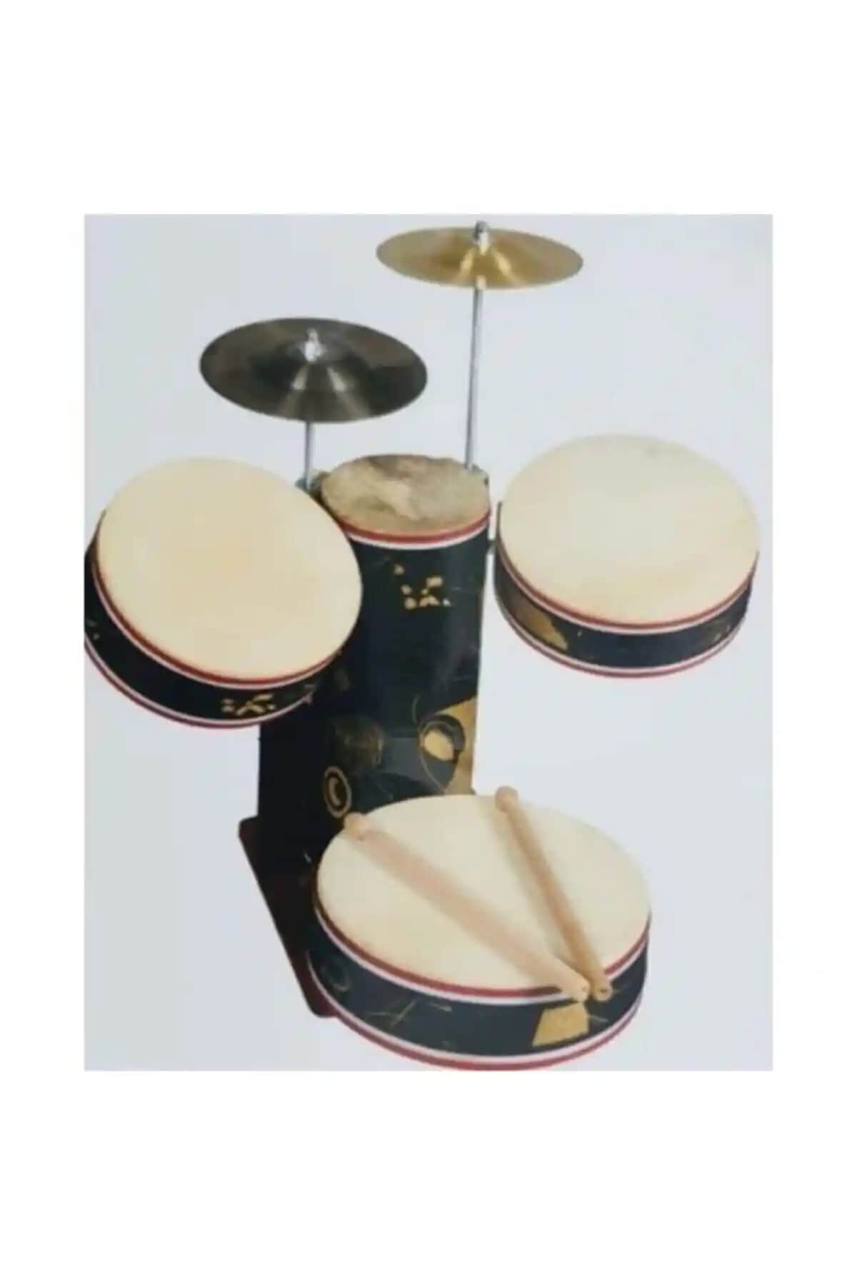 Yerli ve Güvenli Çocuklar İçin Bateri Davul Seti Güçlü Ses ve Dayanıklılık Sağlar