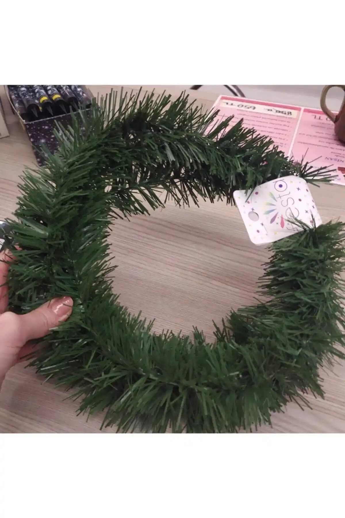 Yeşil Renk Çam Dalı Garland Dekoratif Süsleme İçin Doğal ve Dayanıklı Ürün