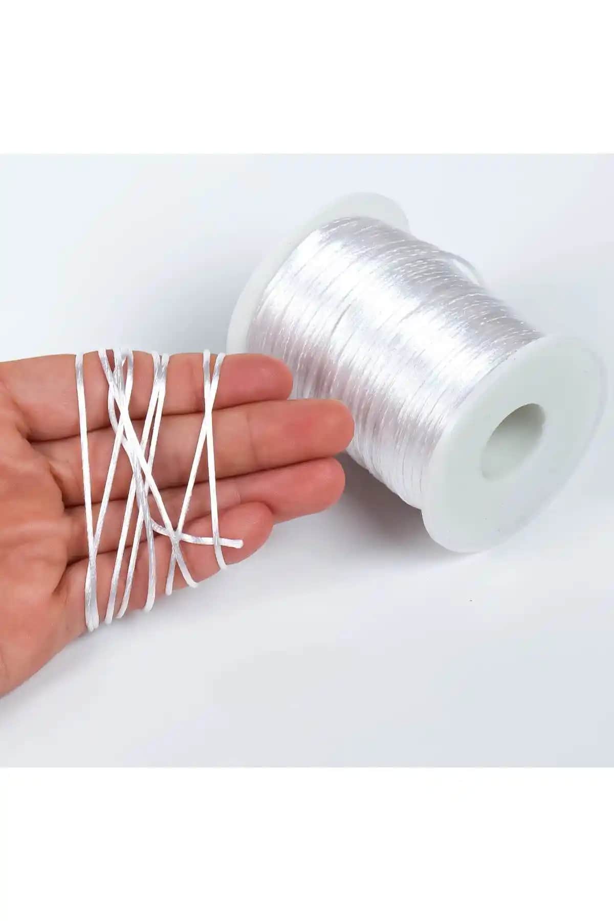 YFHobi 10 Metre Floş İp: Takı ve El Sanatları İçin Parlak ve Dayanıklı Malzeme