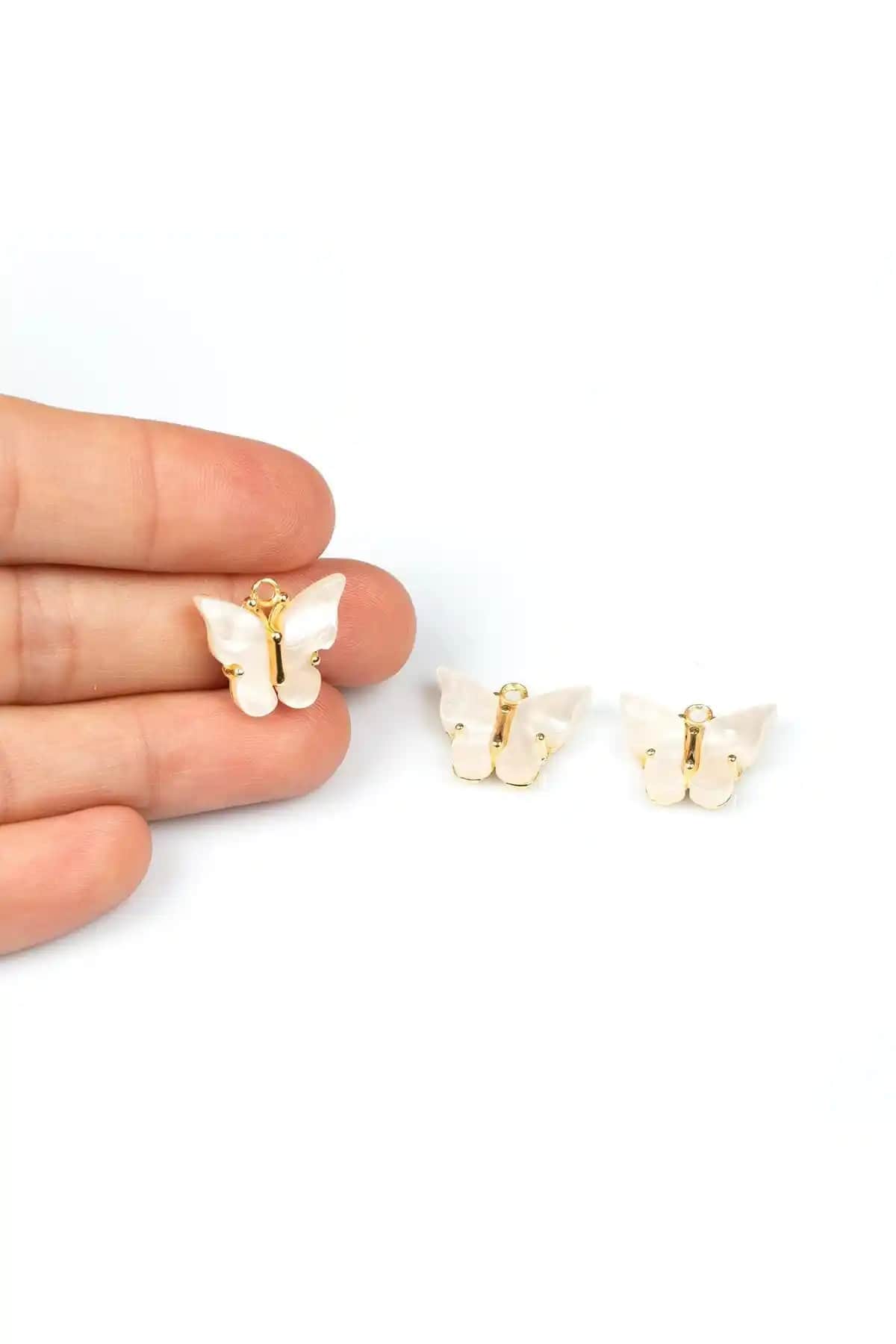 YFHOBİ 15 mm Kelebek Takı Aparatı Zarif ve İşlevsel Takı Tasarımı Malzemesi