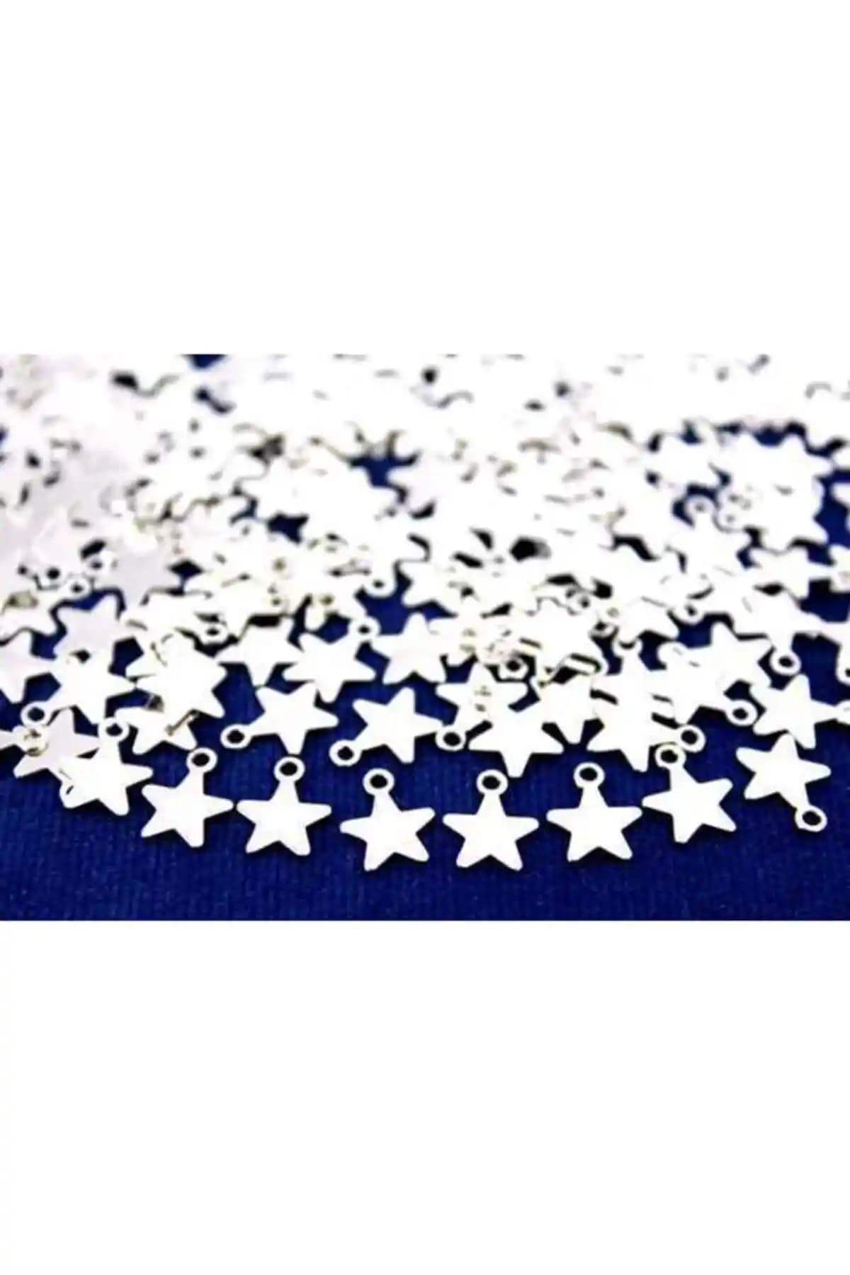 YFHOBİ 30 Adet Yıldız Desenli Metal Pul Seti Takı Tasarımı İçin Uygun Malzeme