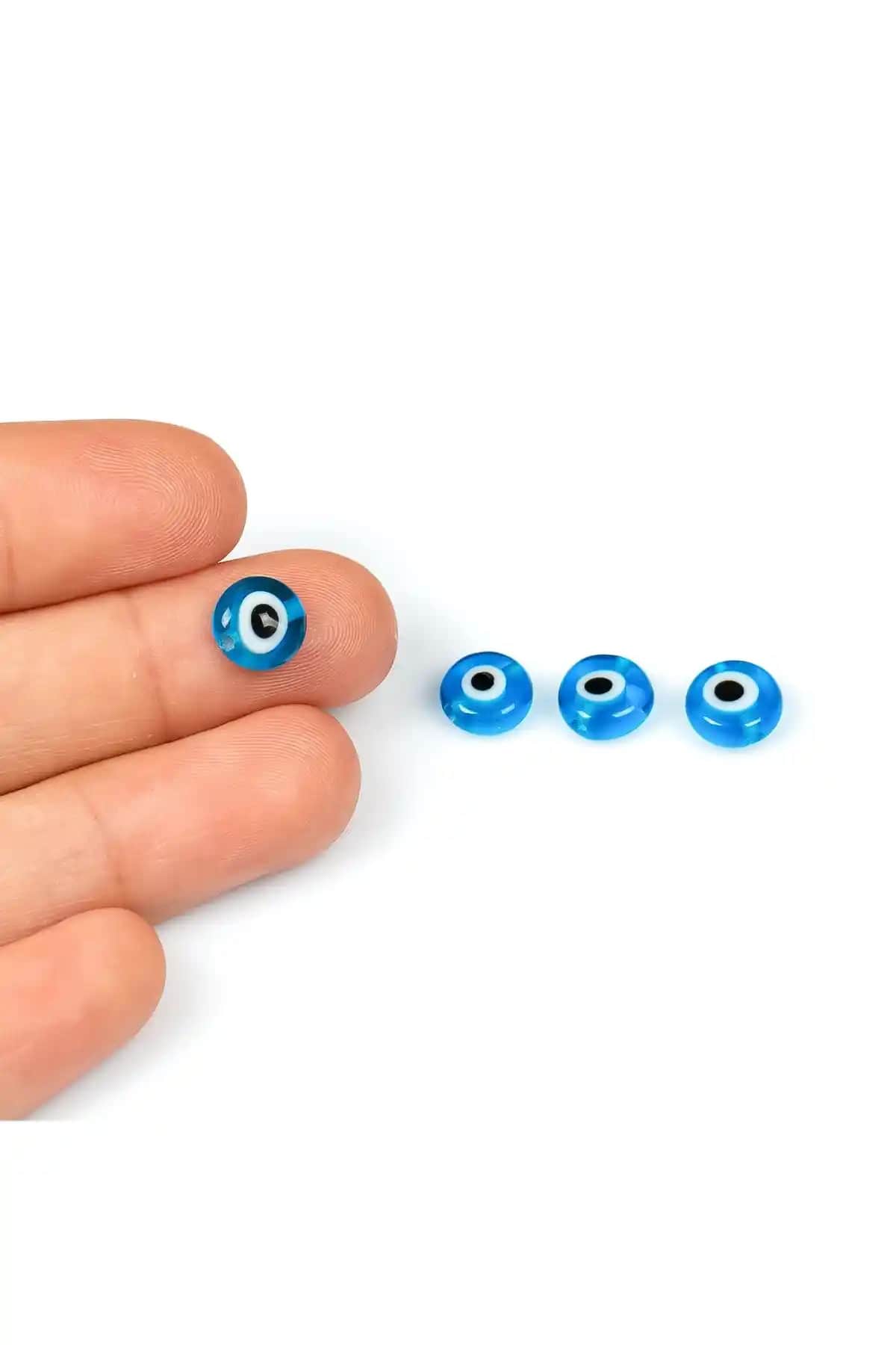 YFHOBİ 8 mm Cam Nazar Takı Aparatı: Estetik ve Enerji Koruma İçin Uygun Malzeme