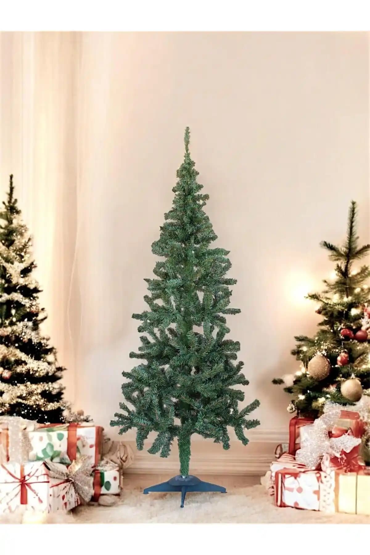 Yılbaşı Çam Ağacı Karşılaştırması: Parti Adresi ve Waldern Luxury 180 cm Modelleri