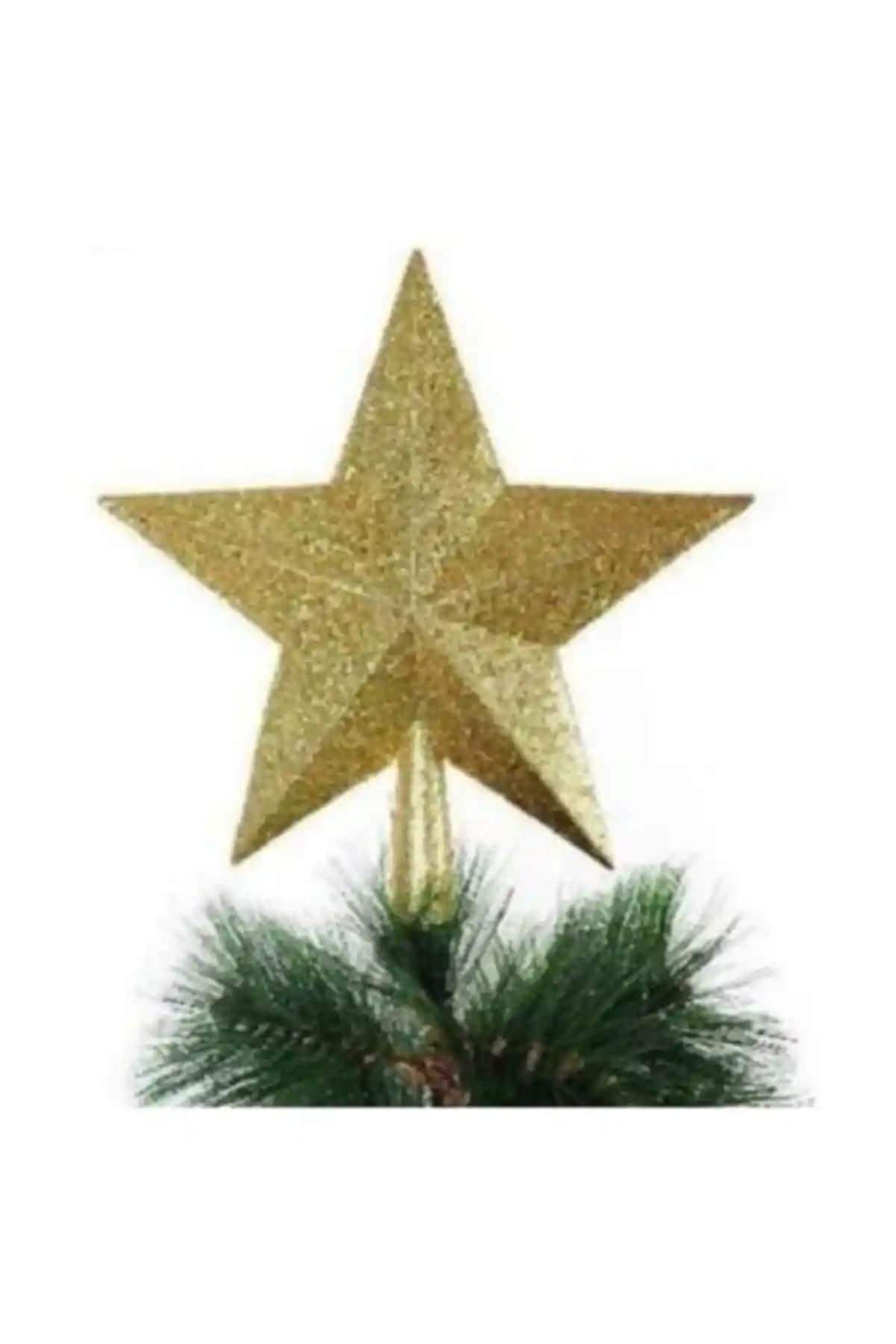 Yılbaşı Dekorasyonunda Şıklık ve Parlaklık Sağlayan Gold Simli Ağacı Süsü