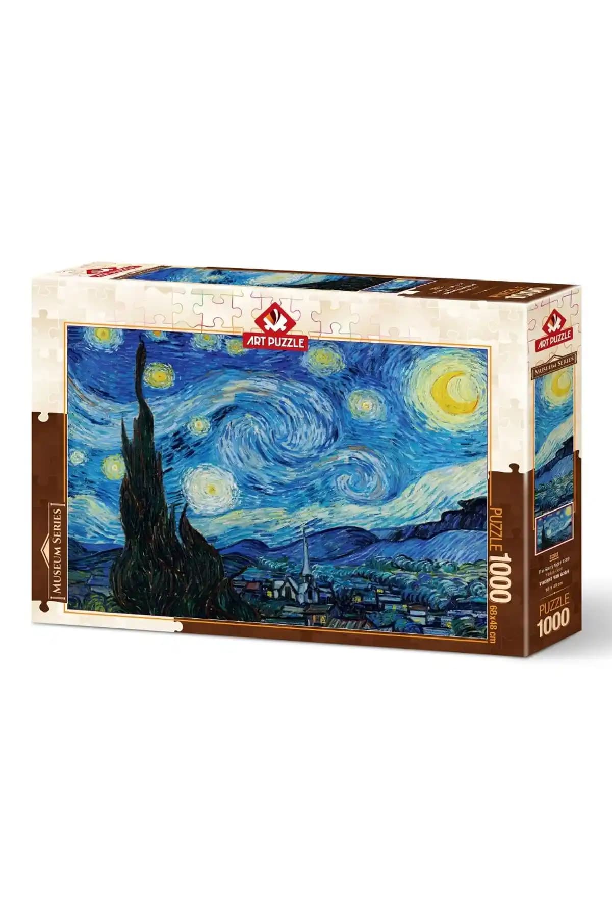 Yıldızlı Gece 1889 Vincent van Gogh Puzzle: Sanat ve Zeka Dolu Bir Deneyim