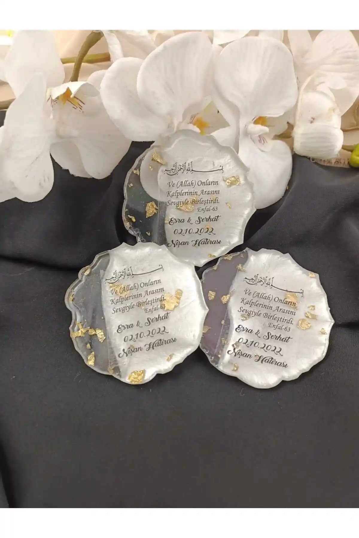 ZEKAAVM Epoksi Magnet Seti: Düğün ve Özel Günler İçin Anlamlı Hediye Seçeneği