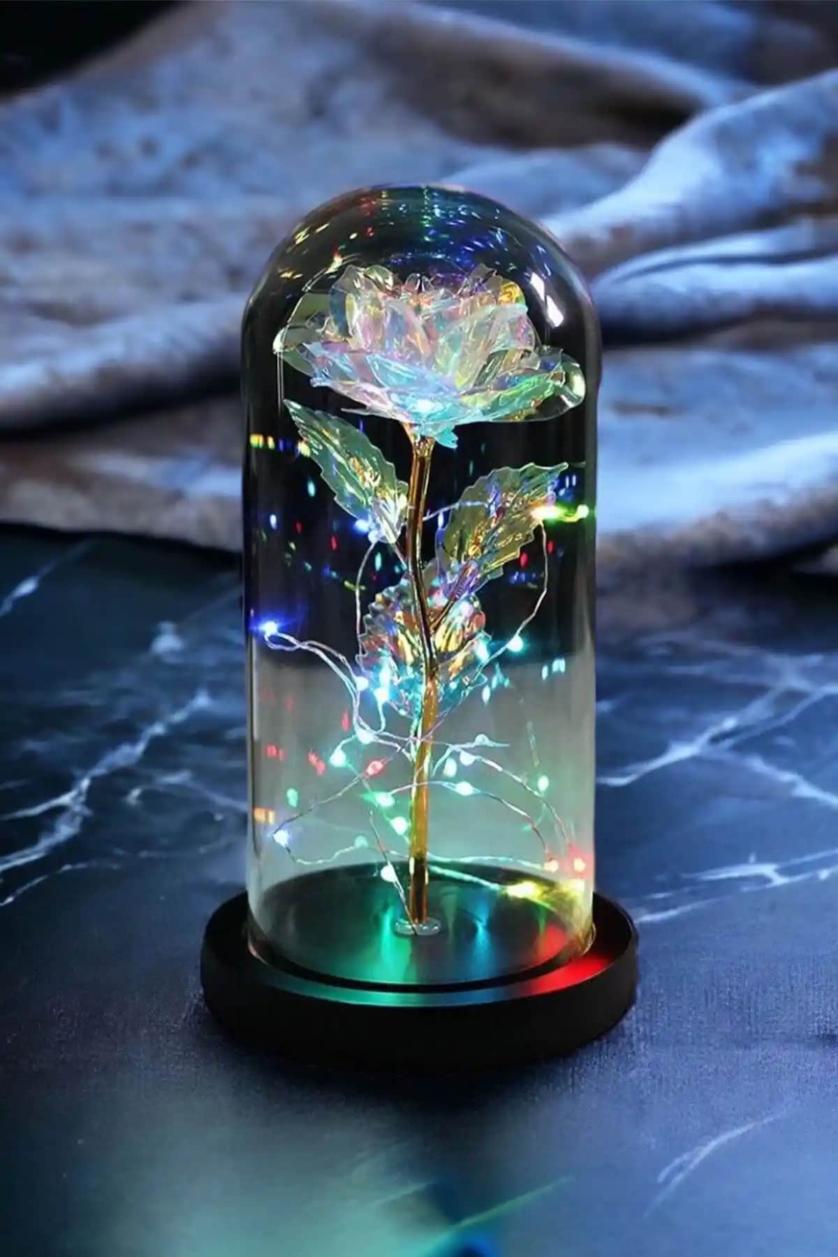 Zemtigo Dekoratif RGB Peri LED Işıklı Sonsuzluk Gülü Galaxy Lamba Özellikleri ve Kullanım Alanları