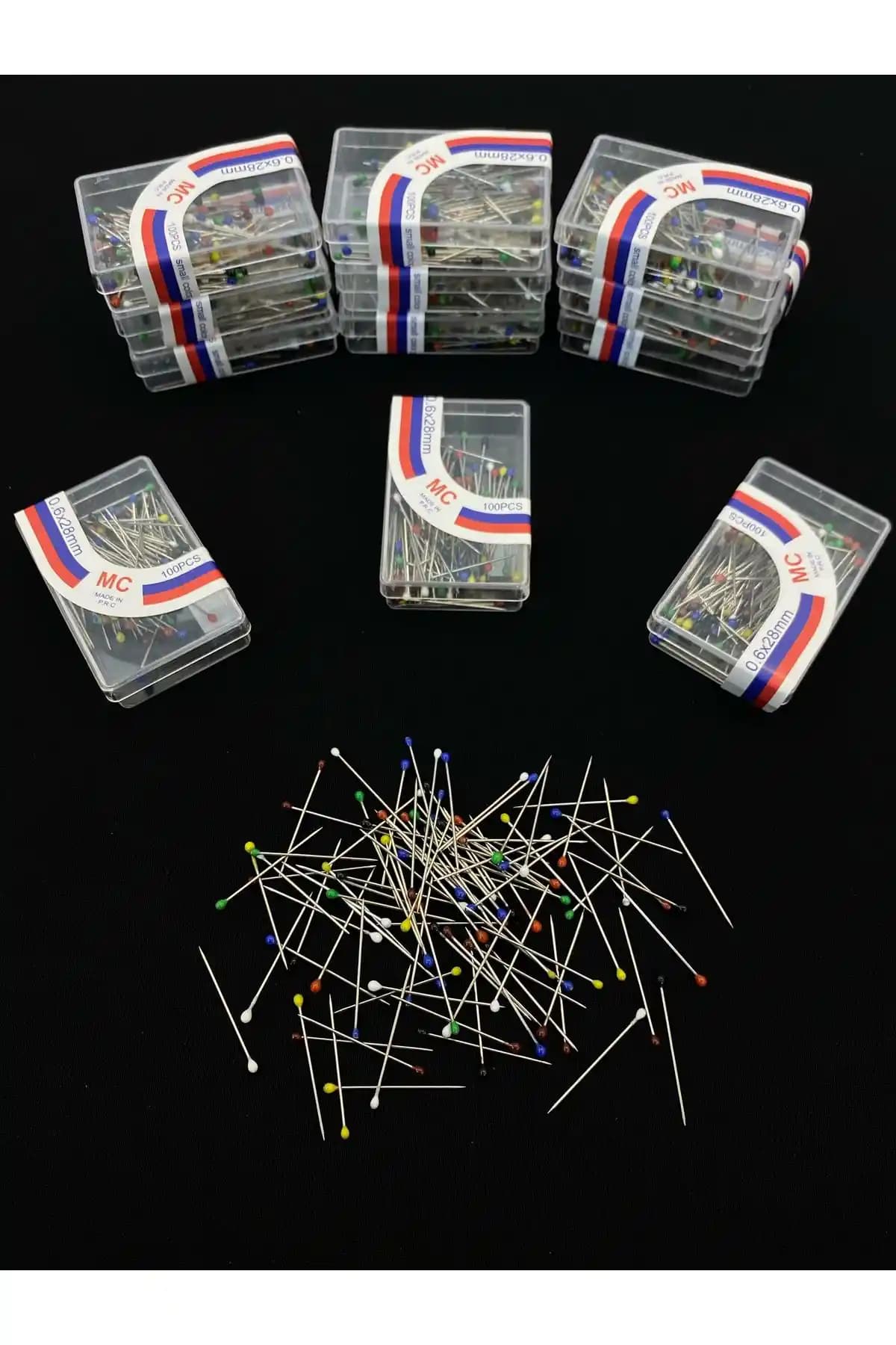 ZEYMERADE 100 Adet Toplu Çok Amaçlı ve Estetik Iğne Seti İnce ve Dayanıklı Tasarım