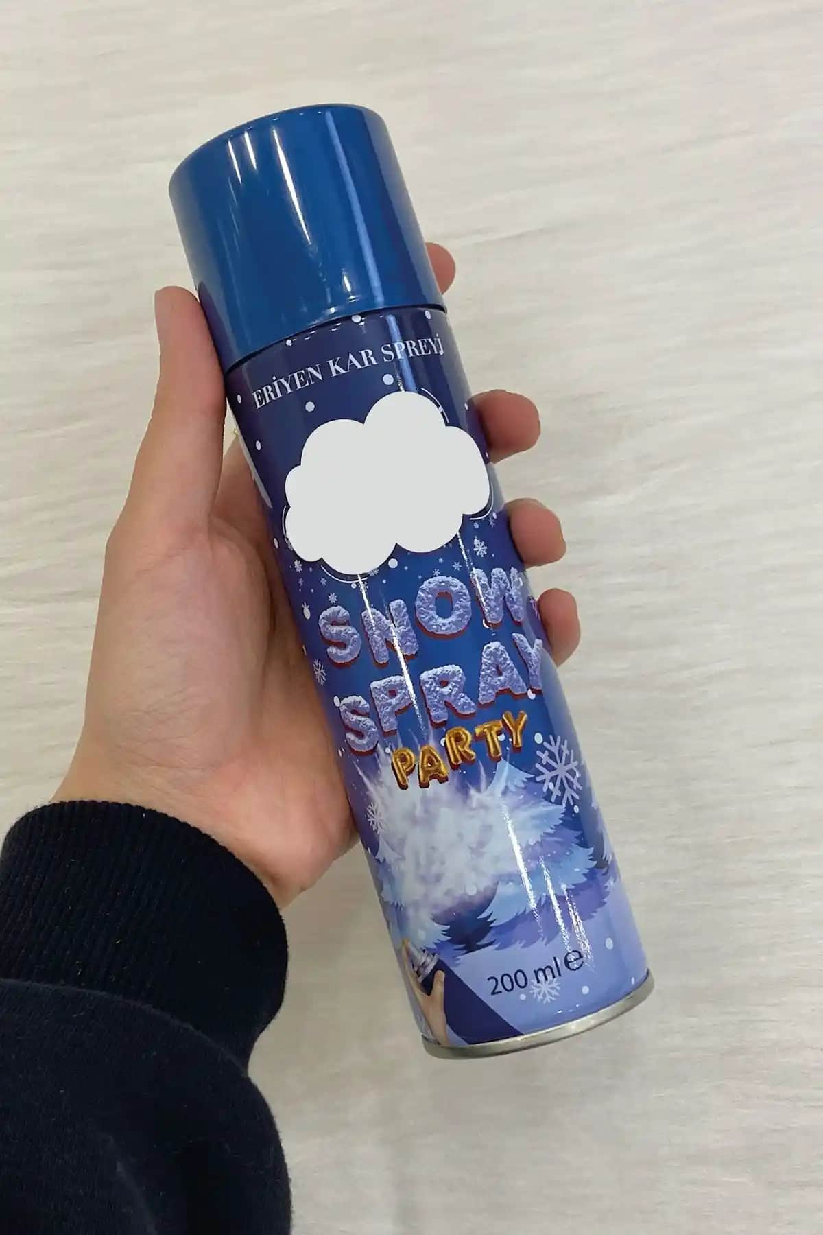 ZEYMERADE Kar Spreyi Büyük Boy 200ml Renkli Şov ve Parti Dekorasyonu İçin Uygun