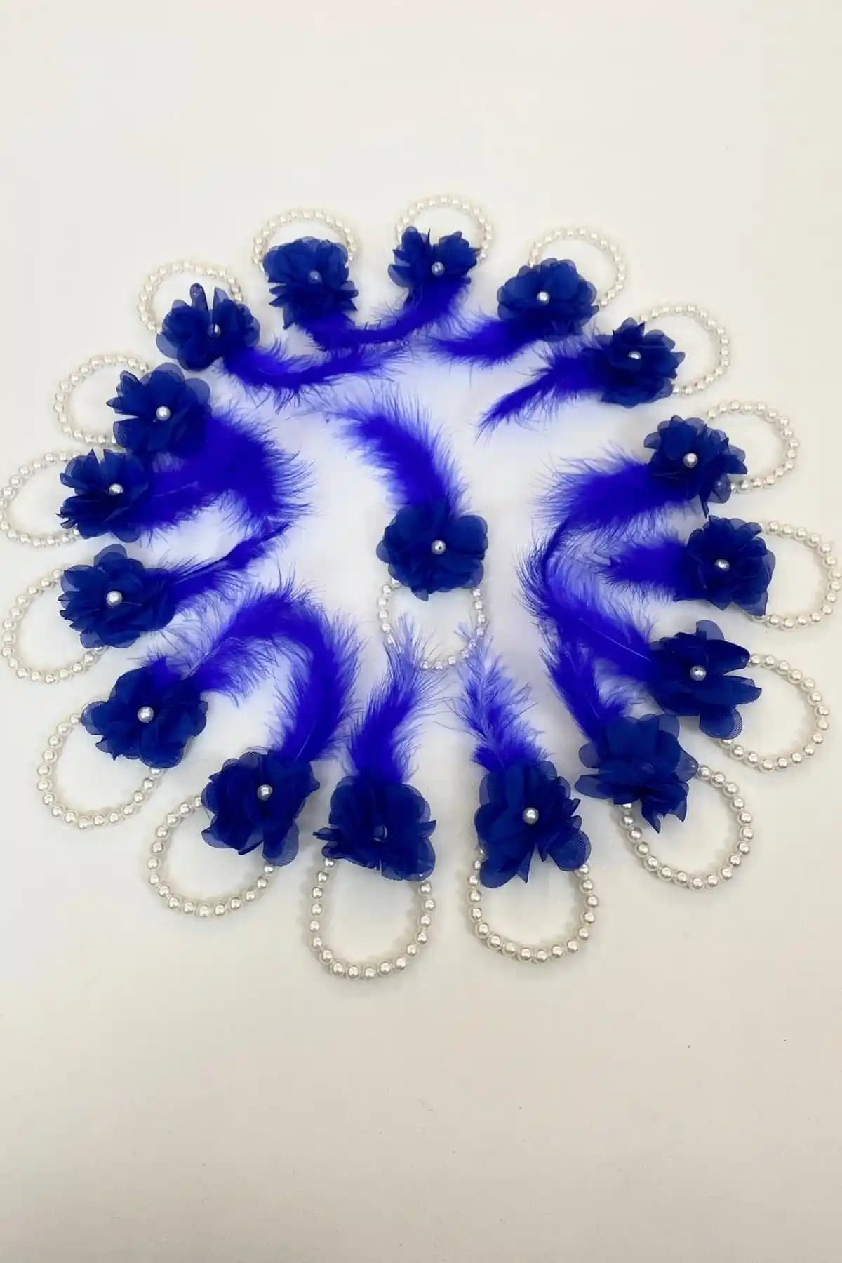 ZEYMERADE Saks Mavi Nedime Bilekliği: Zarif ve Şık Özel Günler İçin Tasarım