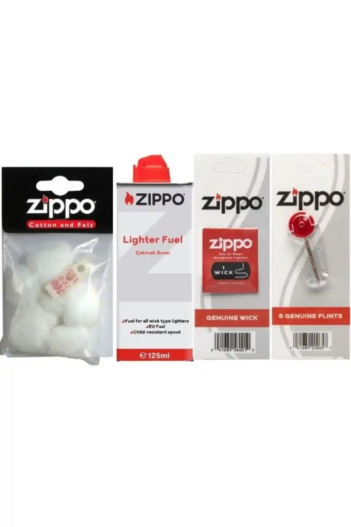 Zippo Çakmak Benzin Taş Fitil ve Keçe Seti: Dayanıklı ve Güvenilir Outdoor Ekipmanı